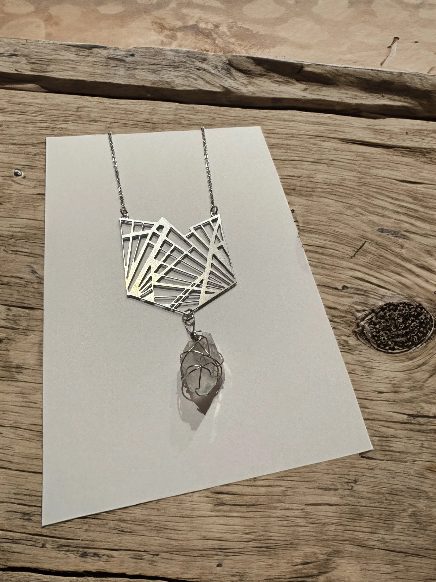 Joshua Tree Crystal Necklace by Charity Huether