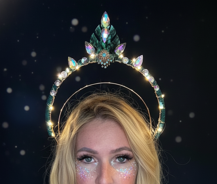 Joshua Tree Rock and Lotus Light Crown