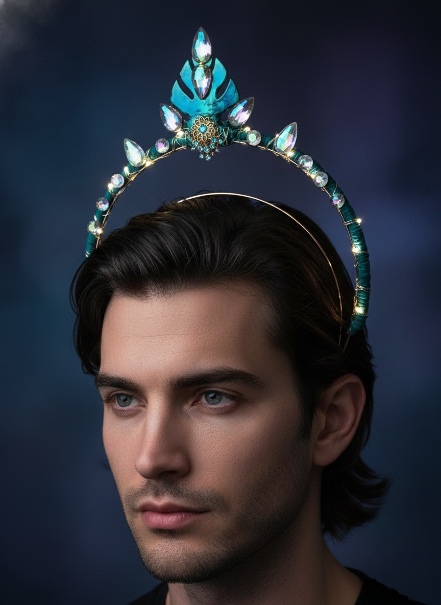 Joshua Tree Rock and Lotus Light Crown Tribal