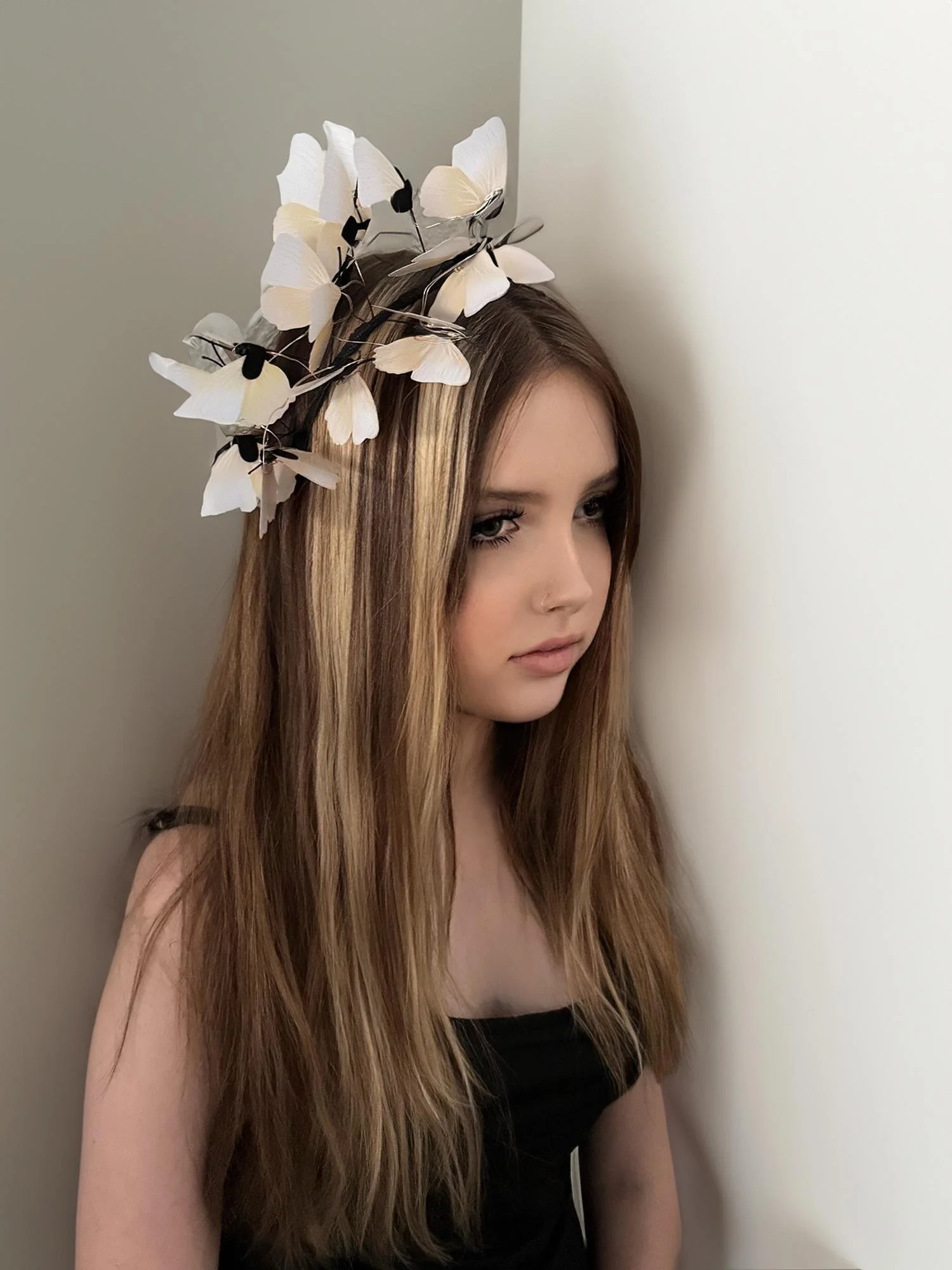 Handmade Butterfly Burning Man Crown