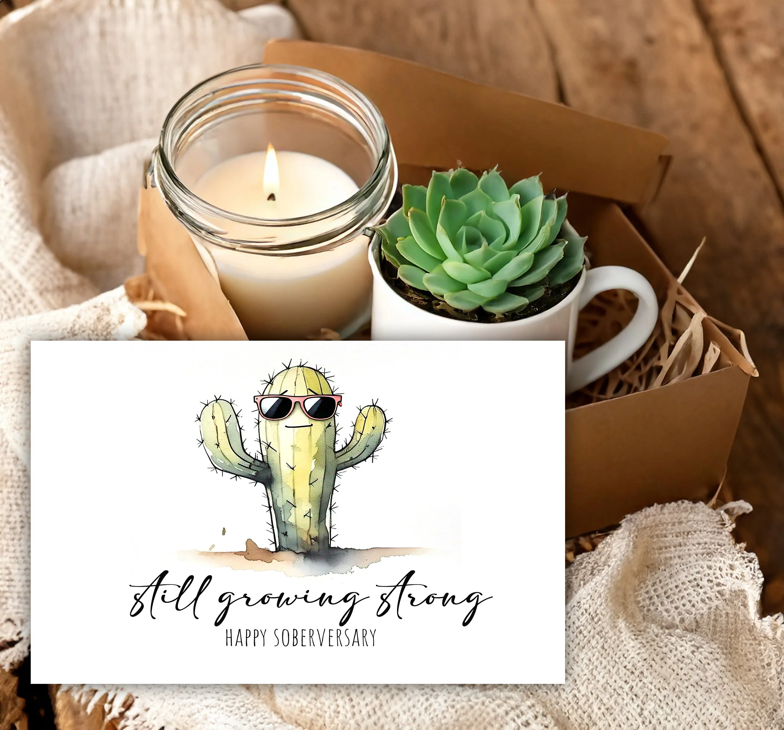 Still Growing Strong - Happy Soberversary Gift Box