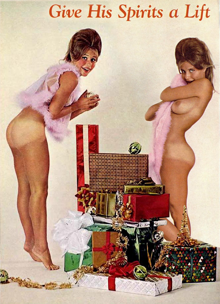 Vintage Christmas Pinup Nude - Give His Spirits A Lift with Donna Michelle â€” Retroâ€”Fucking
