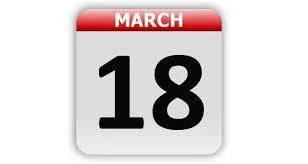 Wednesday, March 18, 2020