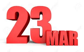 Monday, March 23, 2020