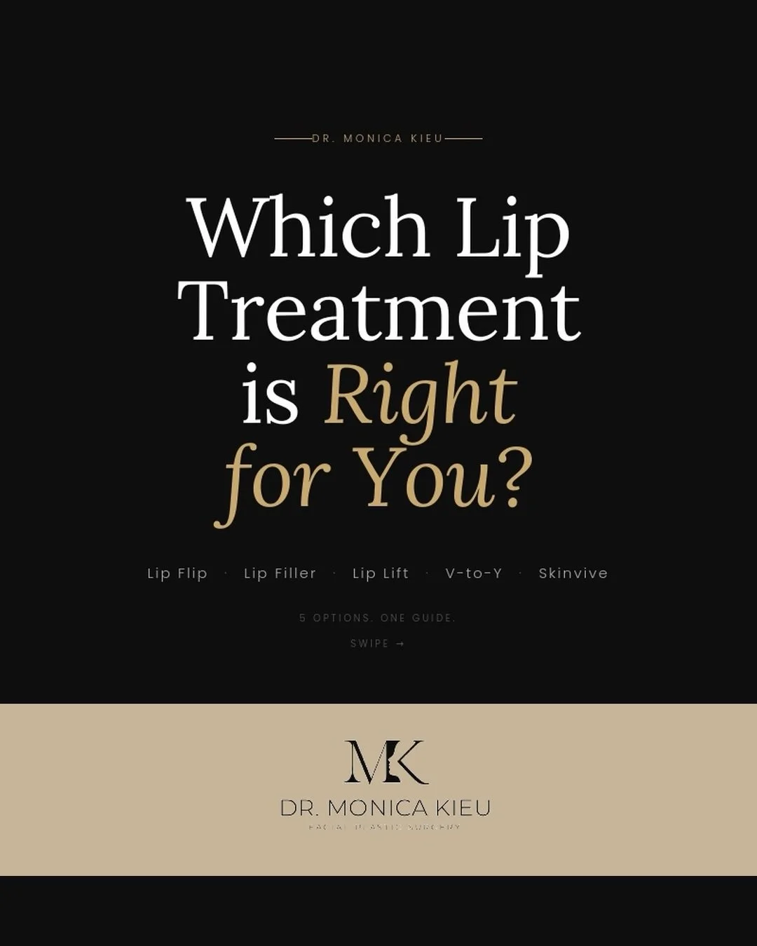 This is one of the most common questions I get - what&rsquo;s the difference between lip filler, a lip lift, or lip flip? Not all lips are created equal &mdash; and neither are lip procedures. 💋

Swipe through for a breakdown of my favorite ways to 