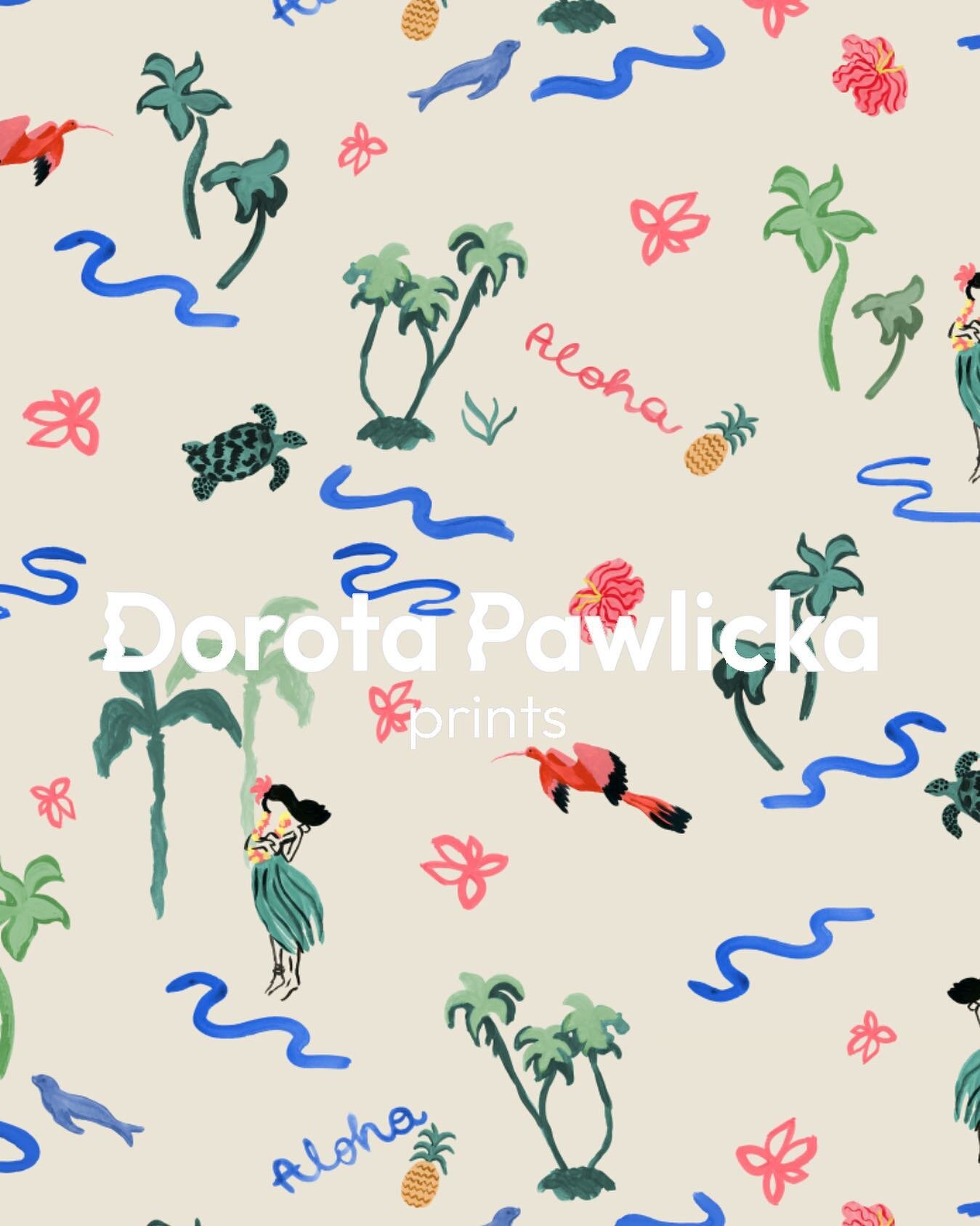 Aloha print! 🌊🏝️

#textileprintdesign #summerprint #surfaceprintdesign #ss24prints #hawaiiprint