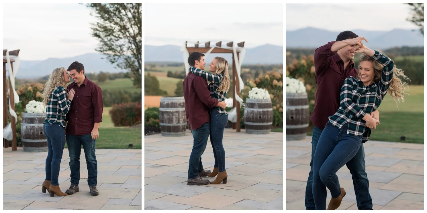 Cross Keys Vineyards Engagement Pictures