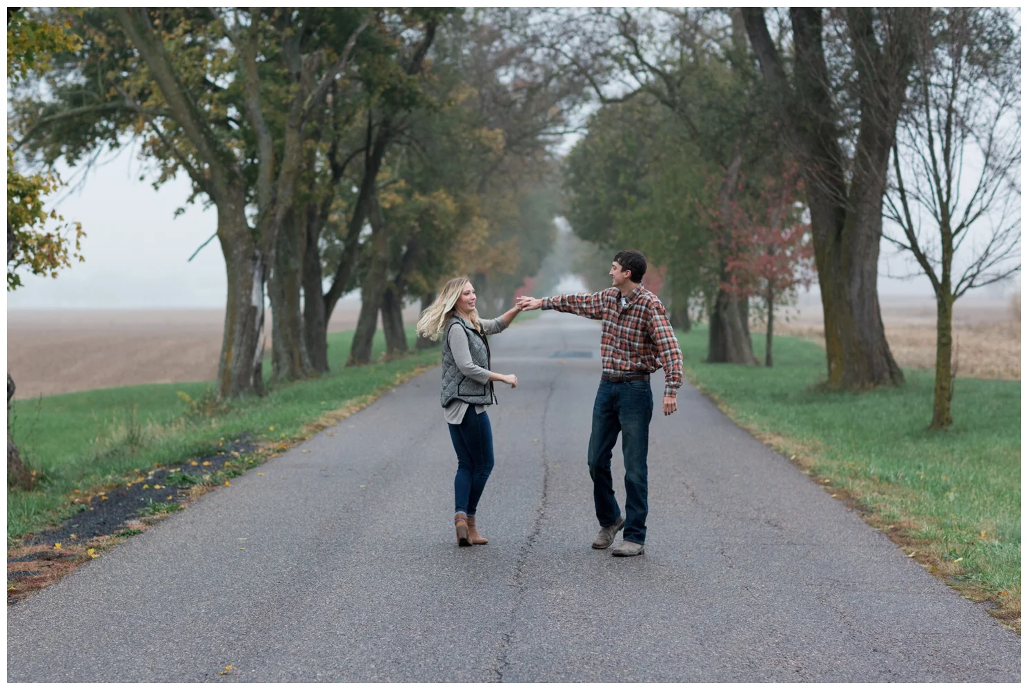 Meems Bottom Covered Bridge Engagement Session in New Market, VA