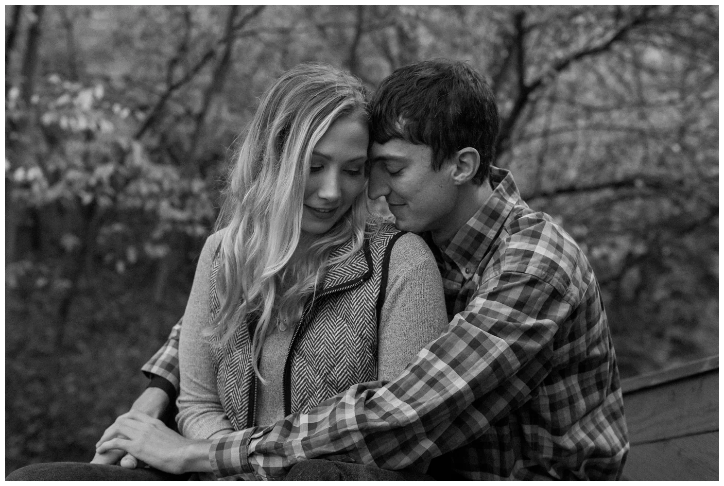 Meems Bottom Covered Bridge Engagement Session in New Market, VA
