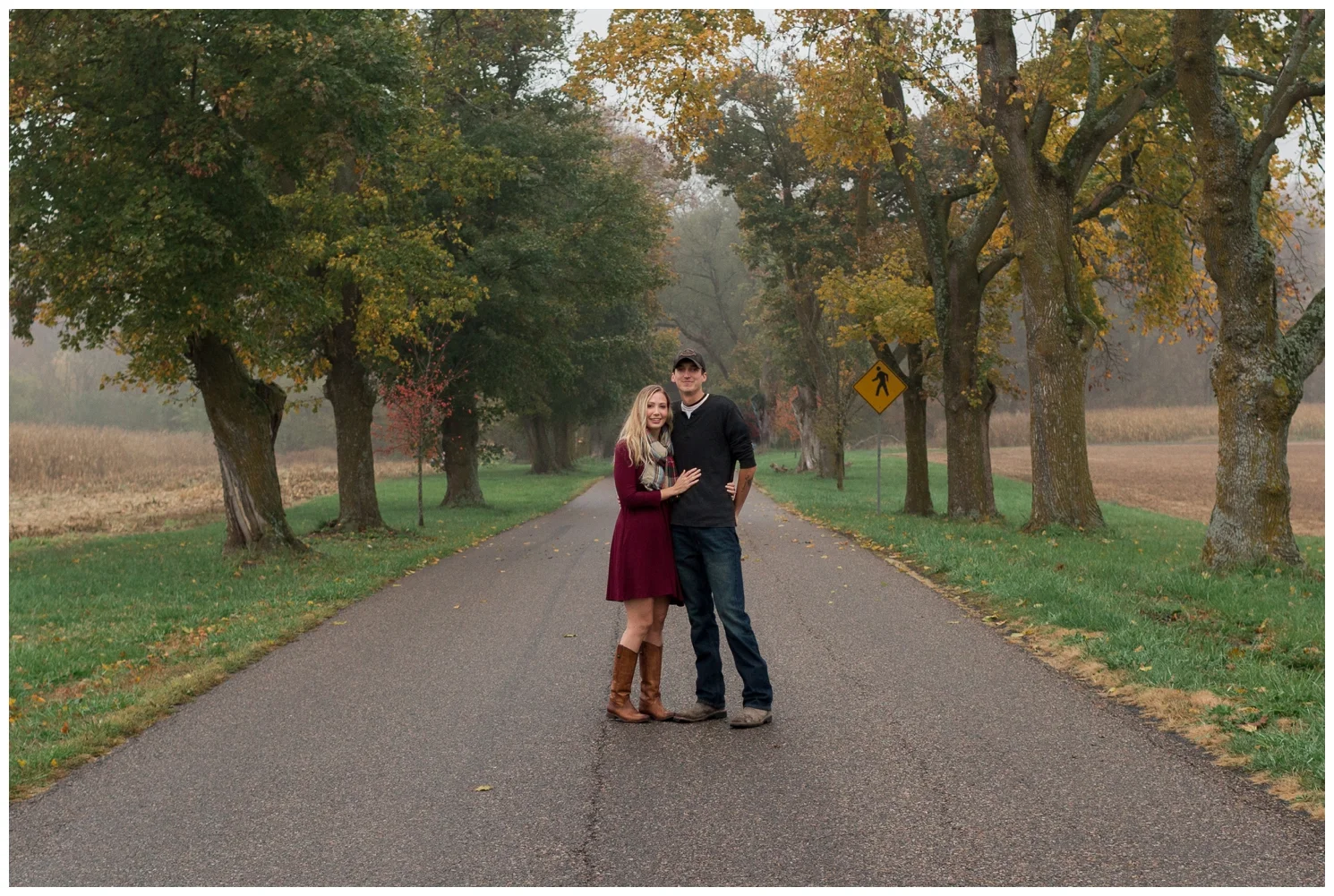 Meems Bottom Covered Bridge Engagement Session in New Market, VA