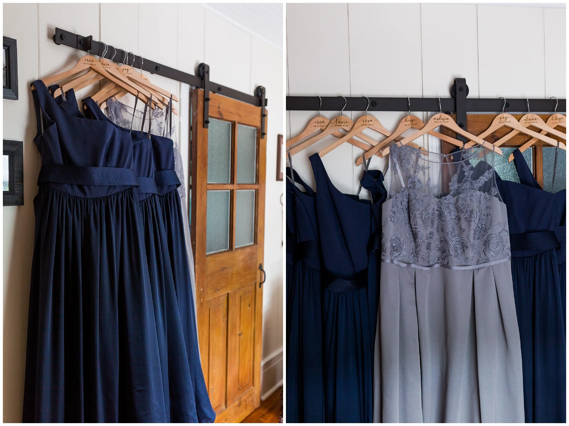 200-person Highland County Virginia mountaintop wedding in spring with large bridal party