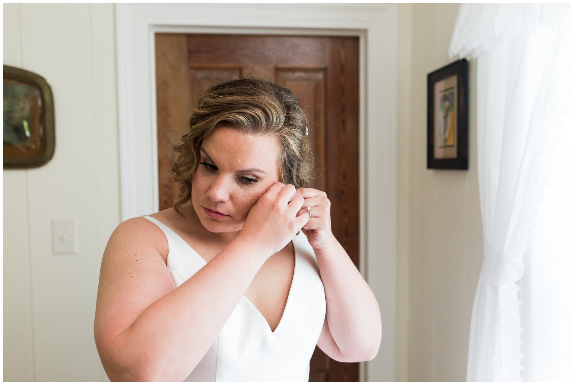 200-person Highland County Virginia mountaintop wedding in spring with large bridal party