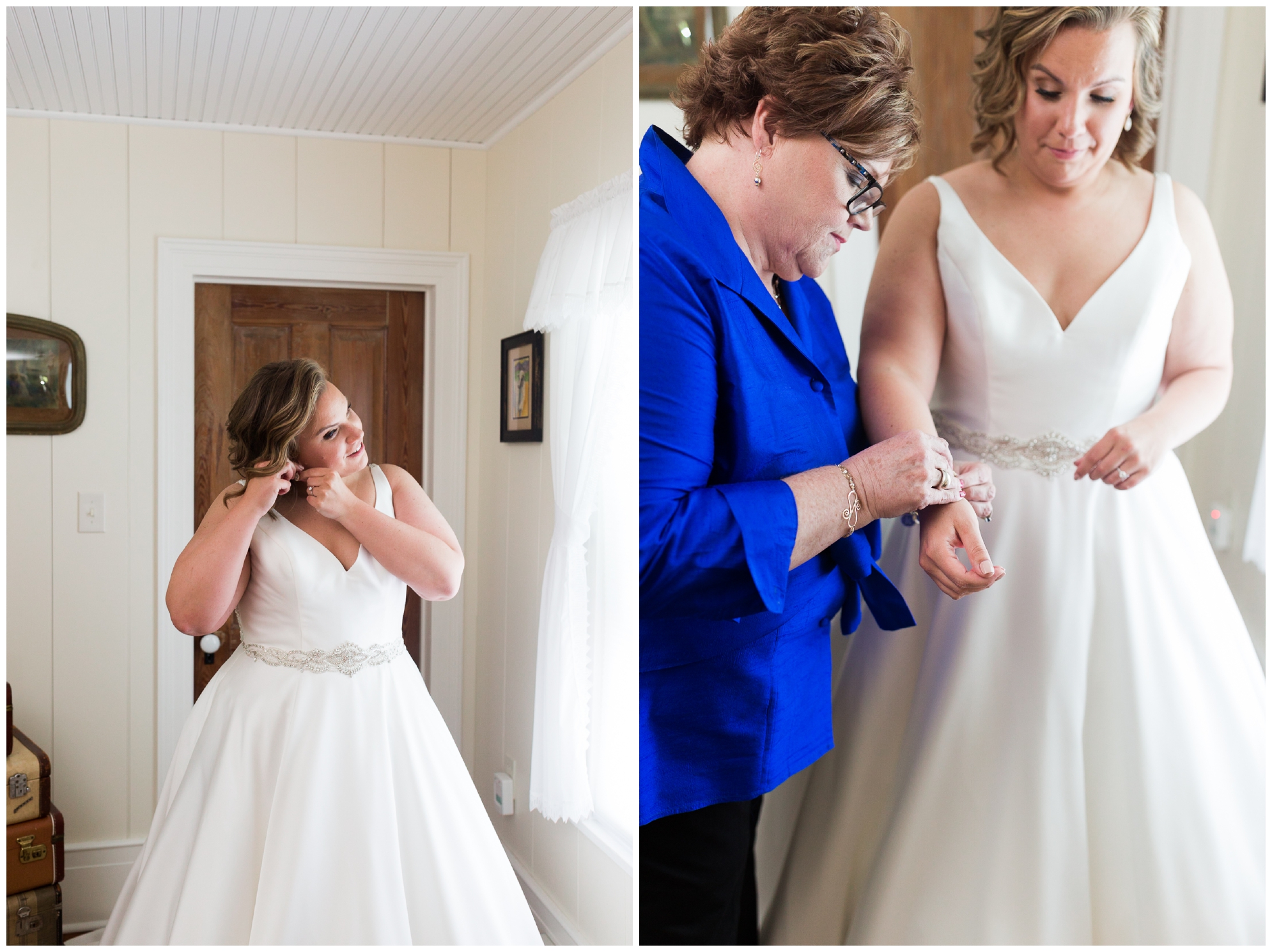 200-person Highland County Virginia mountaintop wedding in spring with large bridal party