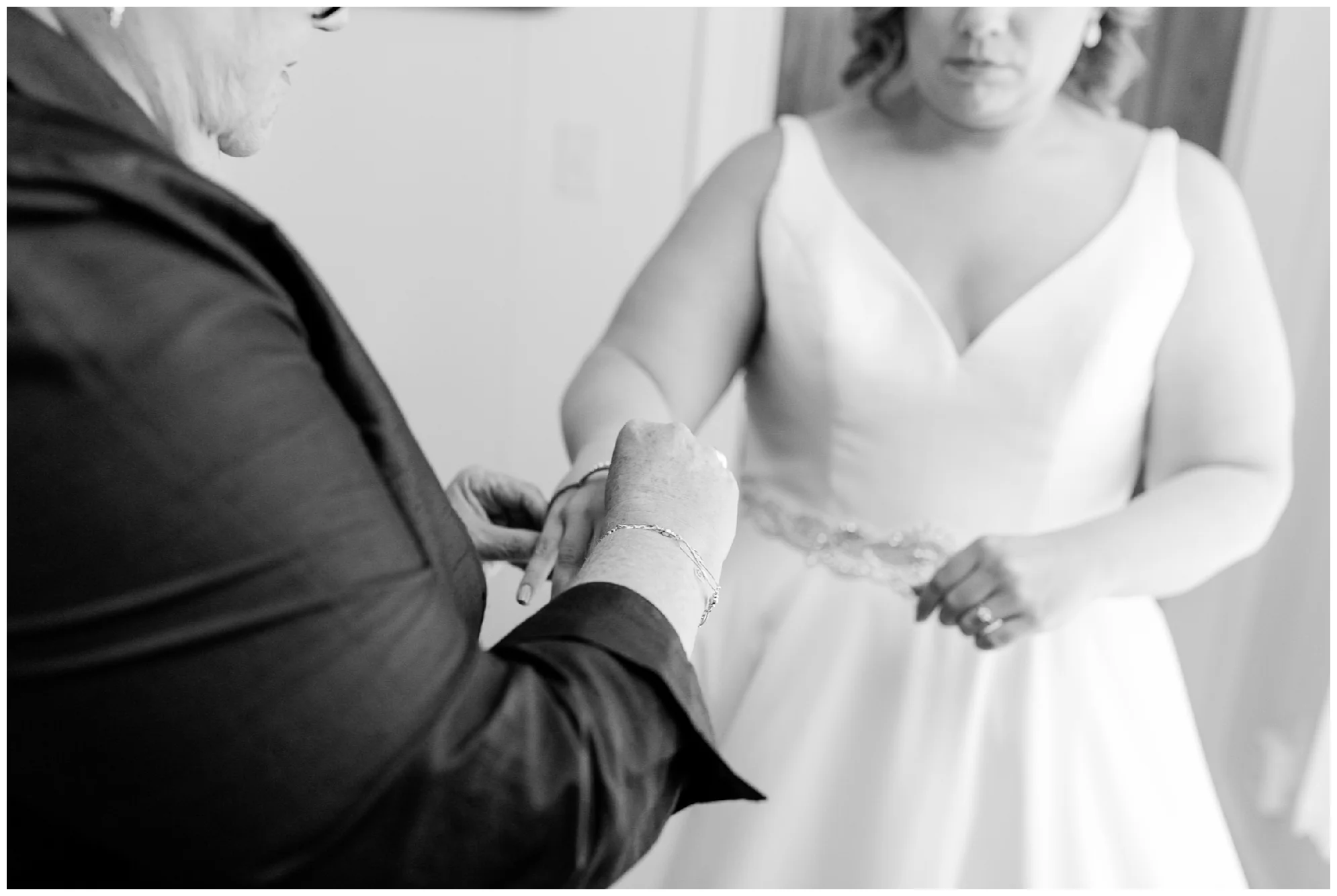 200-person Highland County Virginia mountaintop wedding in spring with large bridal party
