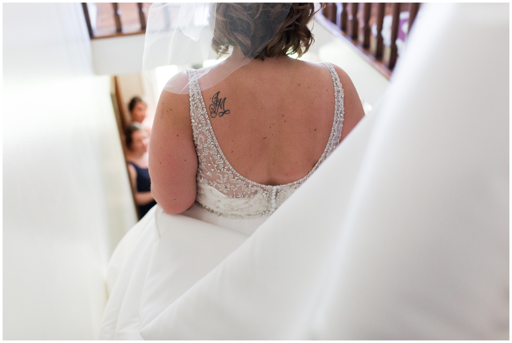 200-person Highland County Virginia mountaintop wedding in spring with large bridal party