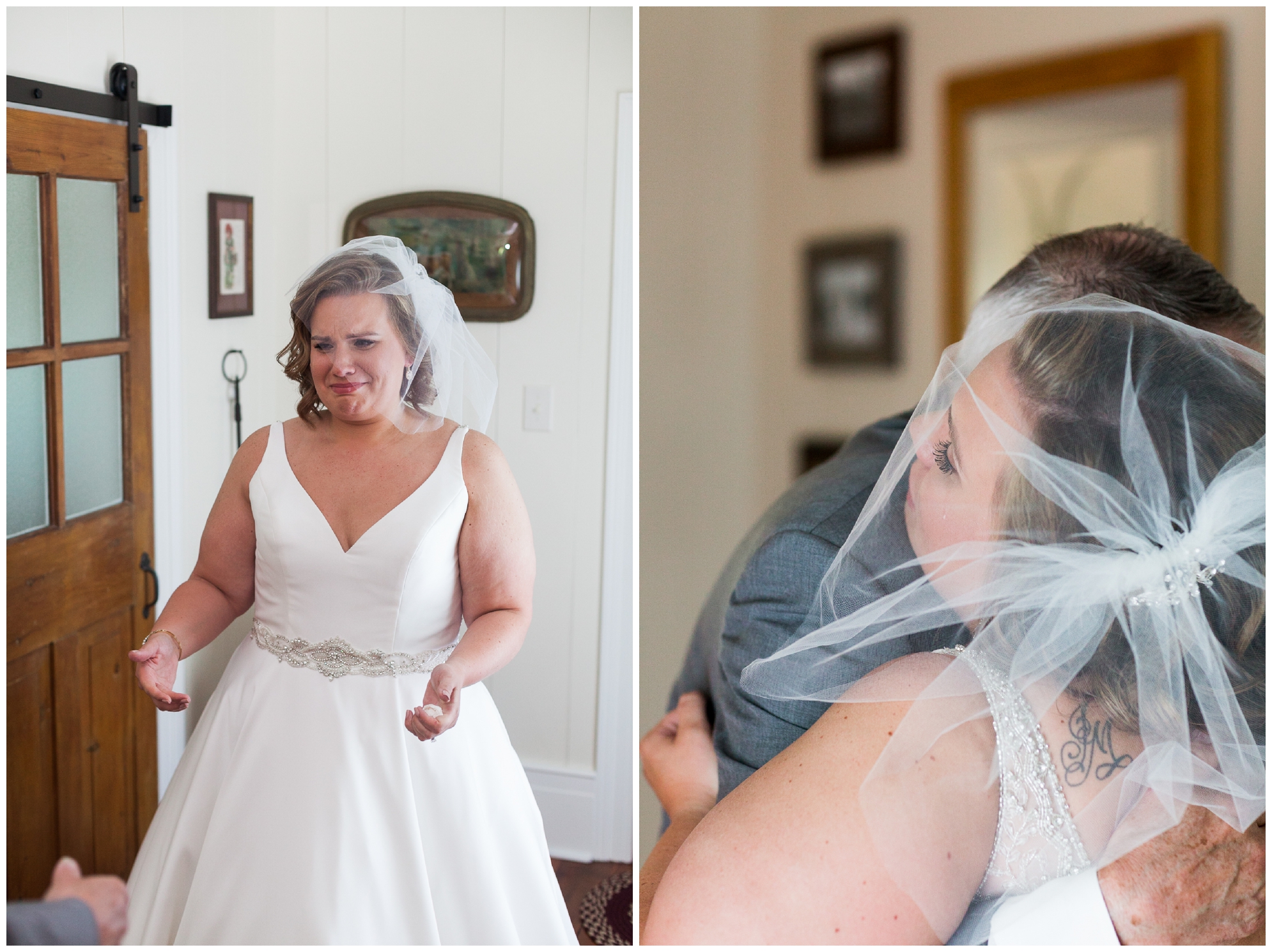200-person Highland County Virginia mountaintop wedding in spring with large bridal party