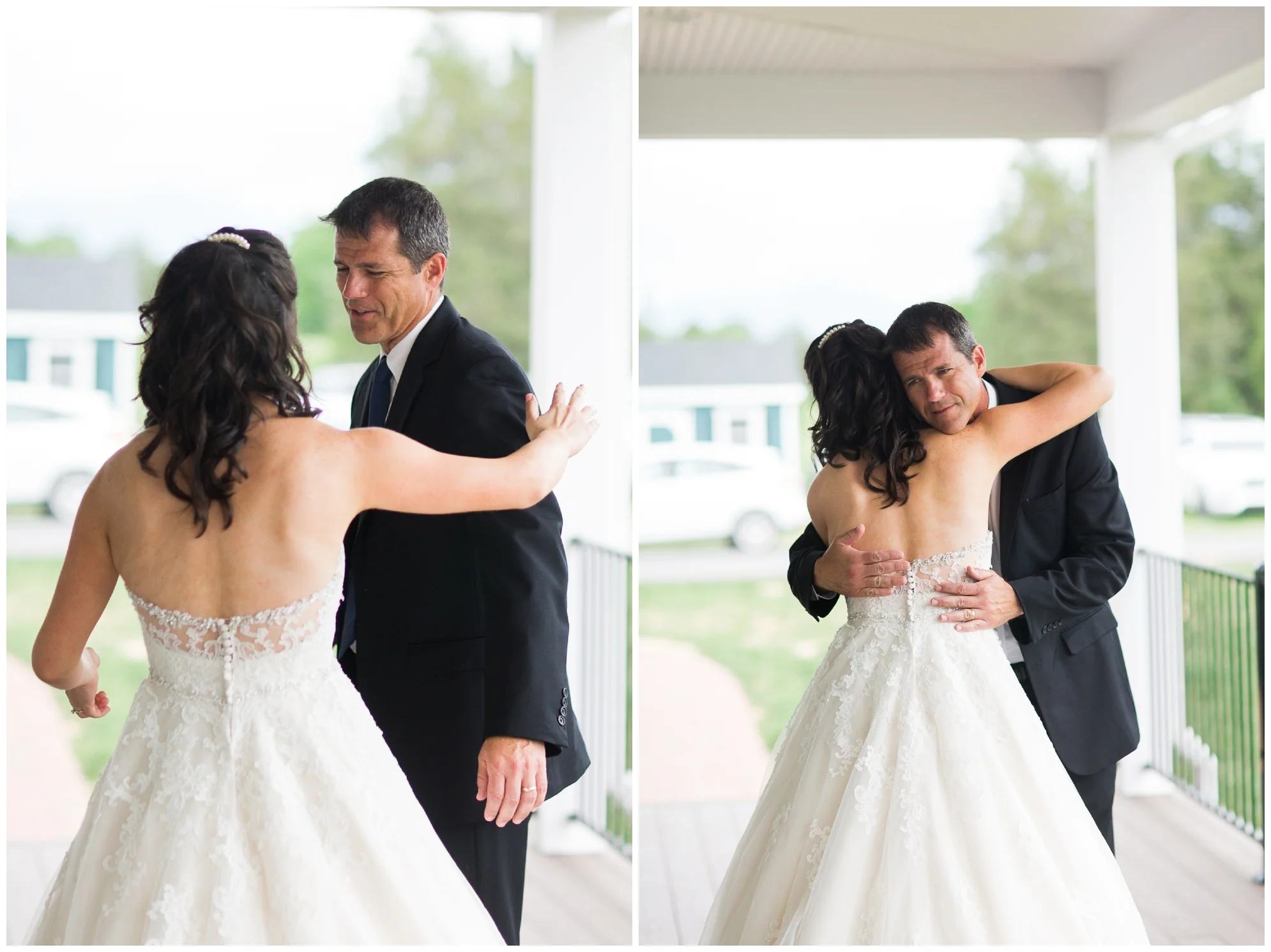 Mountaintop wedding in late spring in the Shenandoah Valley Blue Ridge Mountains.
