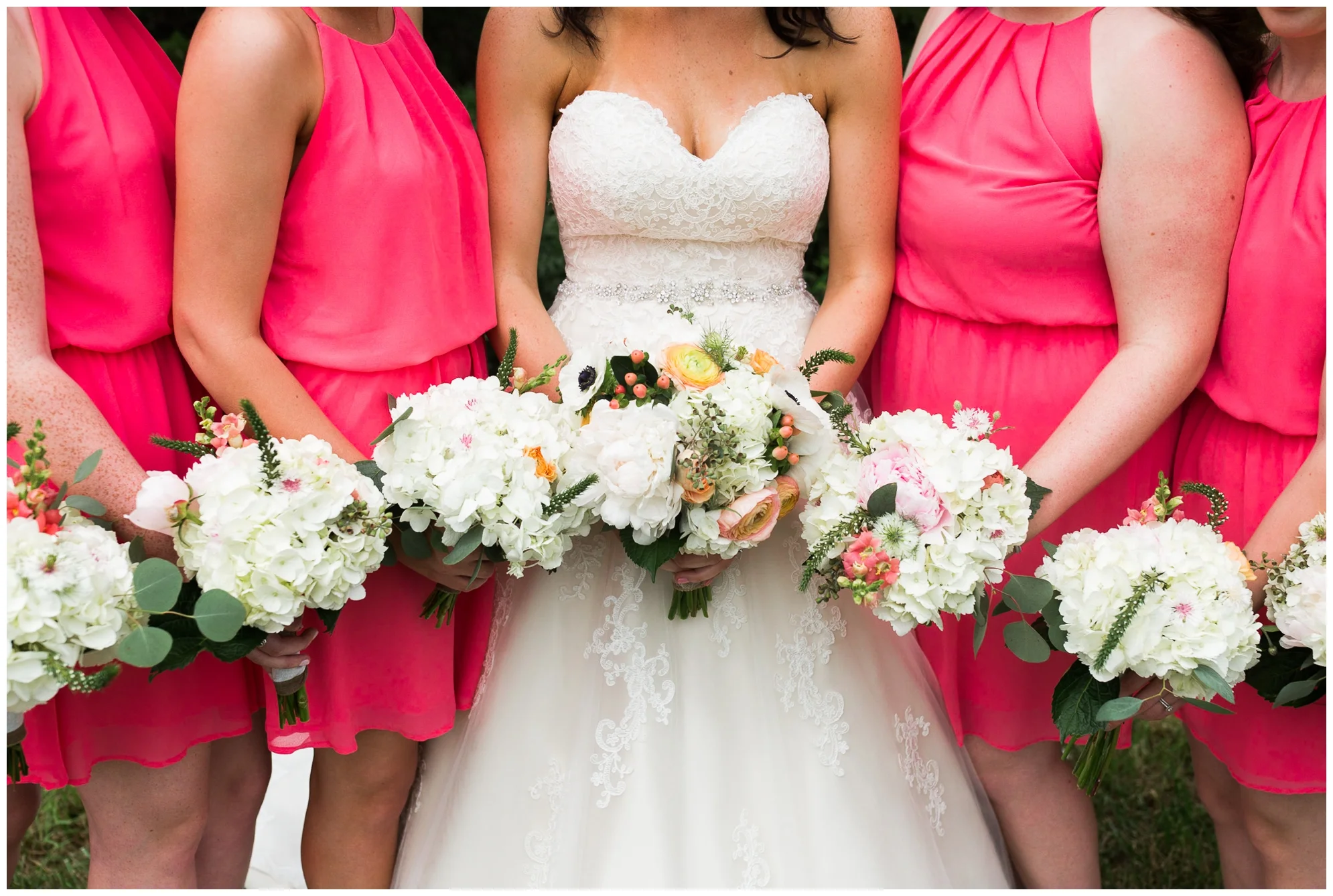 Mountaintop wedding in late spring in the Shenandoah Valley Blue Ridge Mountains.
