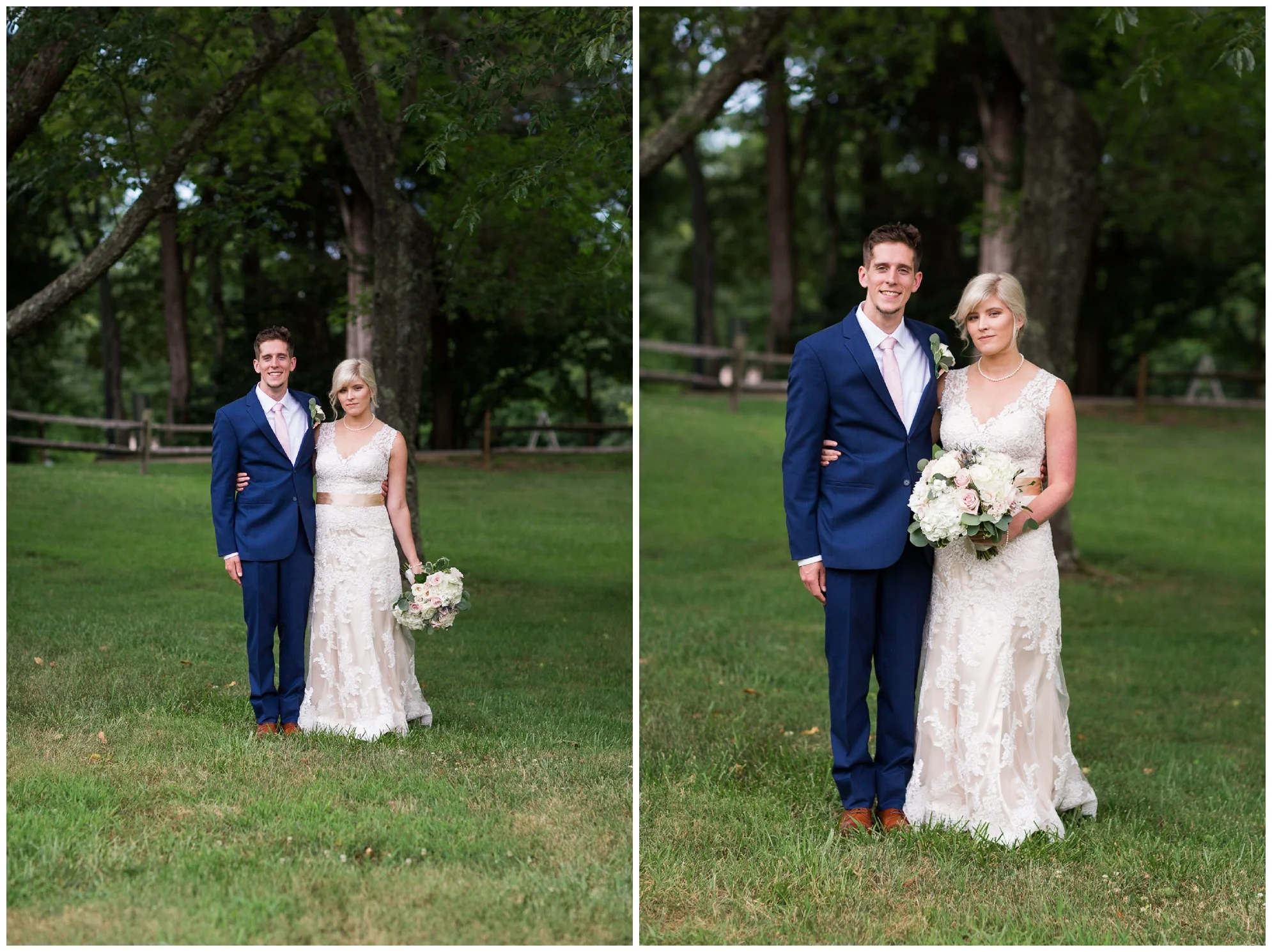 Gorgeous summer wedding at the stunning, waterside Jefferson Patterson Park featuring an outdoor ceremony, a dog guest of honor and sunset photos on the beach!