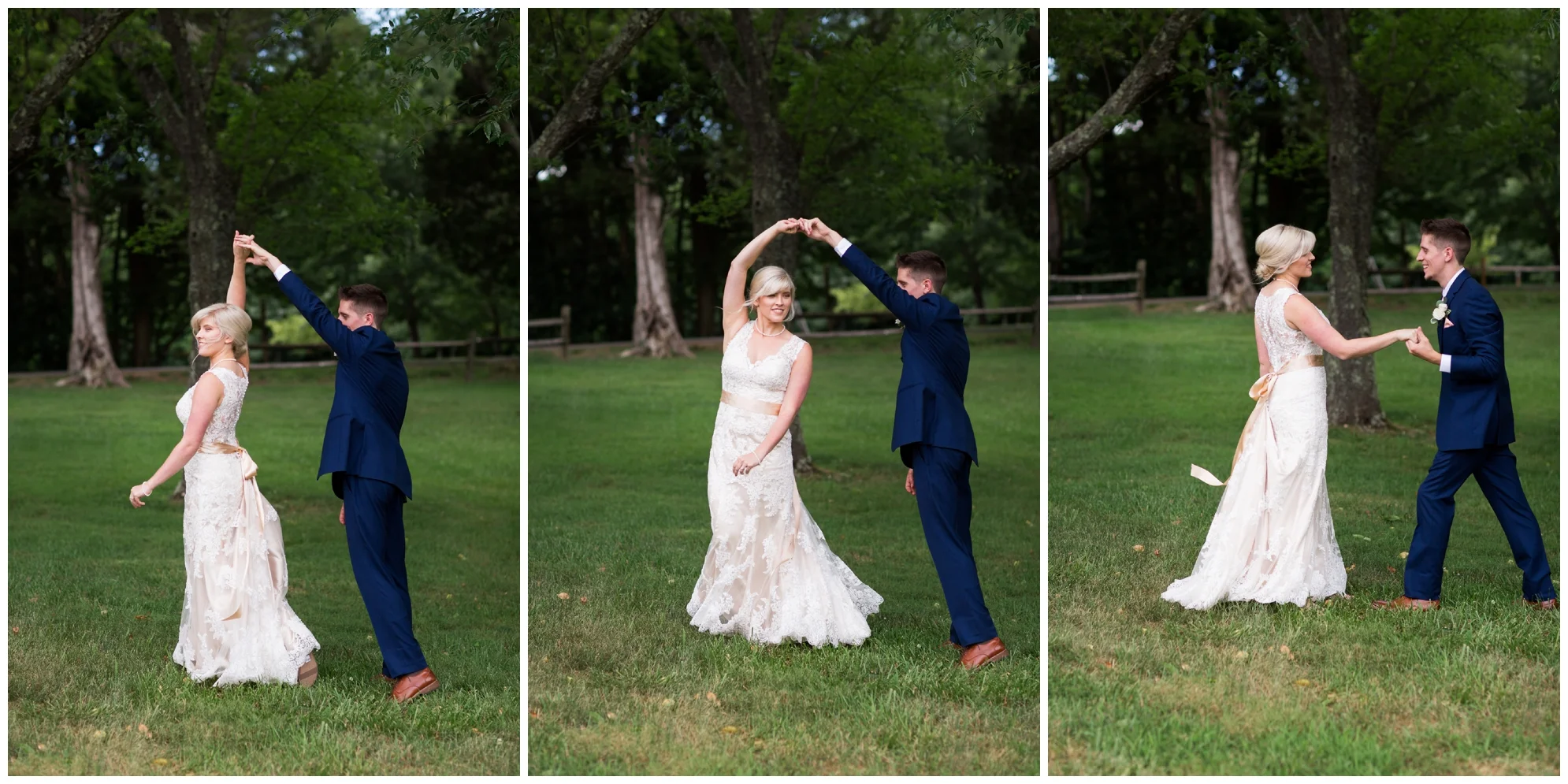 Gorgeous summer wedding at the stunning, waterside Jefferson Patterson Park featuring an outdoor ceremony, a dog guest of honor and sunset photos on the beach!