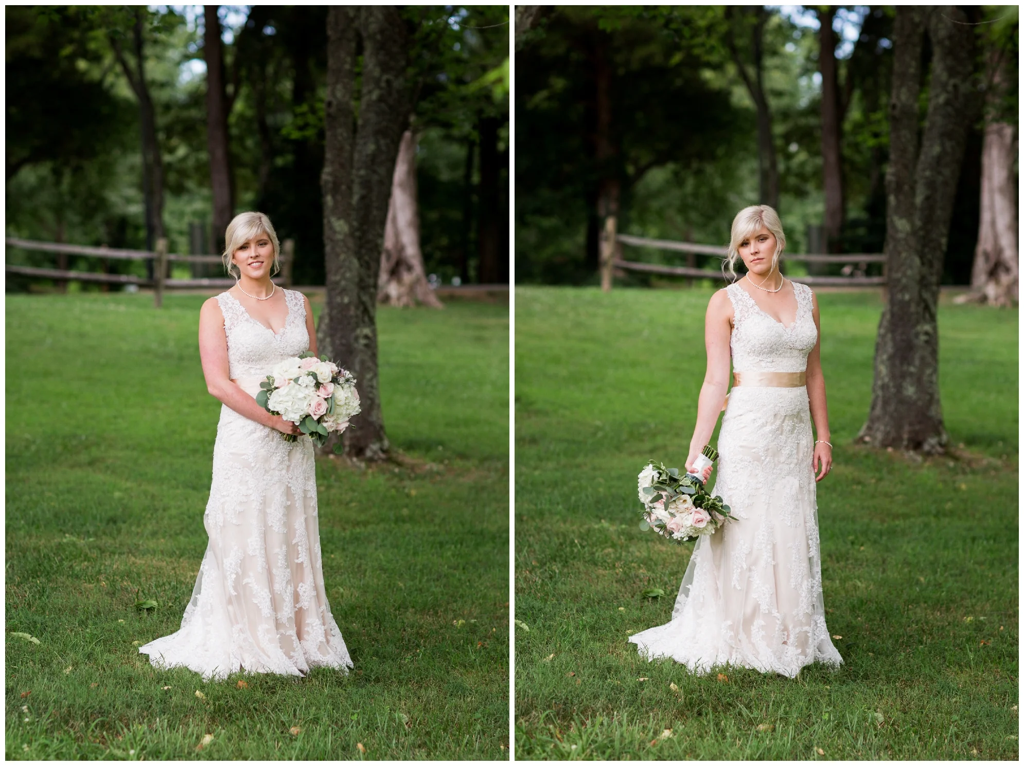 Gorgeous summer wedding at the stunning, waterside Jefferson Patterson Park featuring an outdoor ceremony, a dog guest of honor and sunset photos on the beach!
