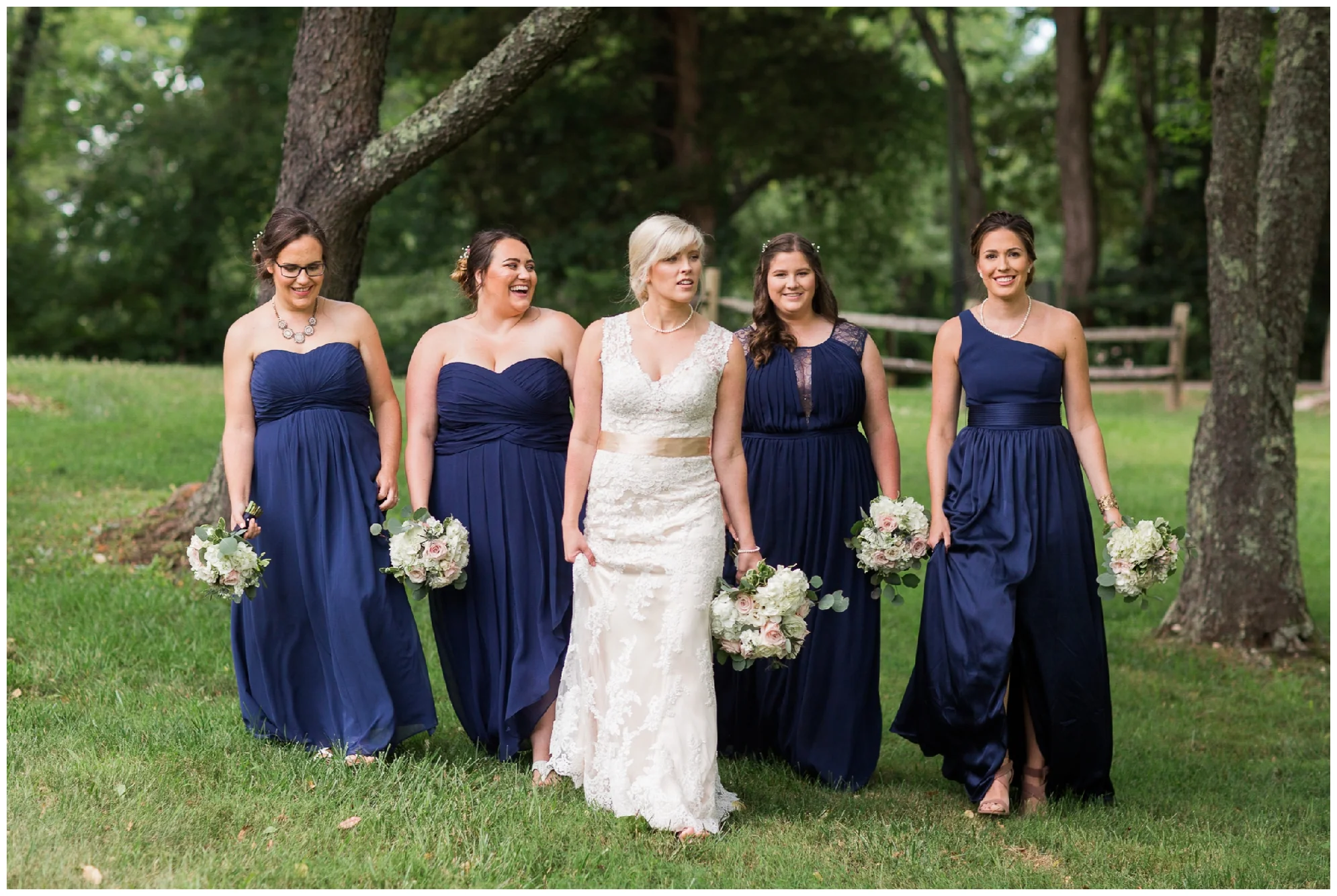 Gorgeous summer wedding at the stunning, waterside Jefferson Patterson Park featuring an outdoor ceremony, a dog guest of honor and sunset photos on the beach!
