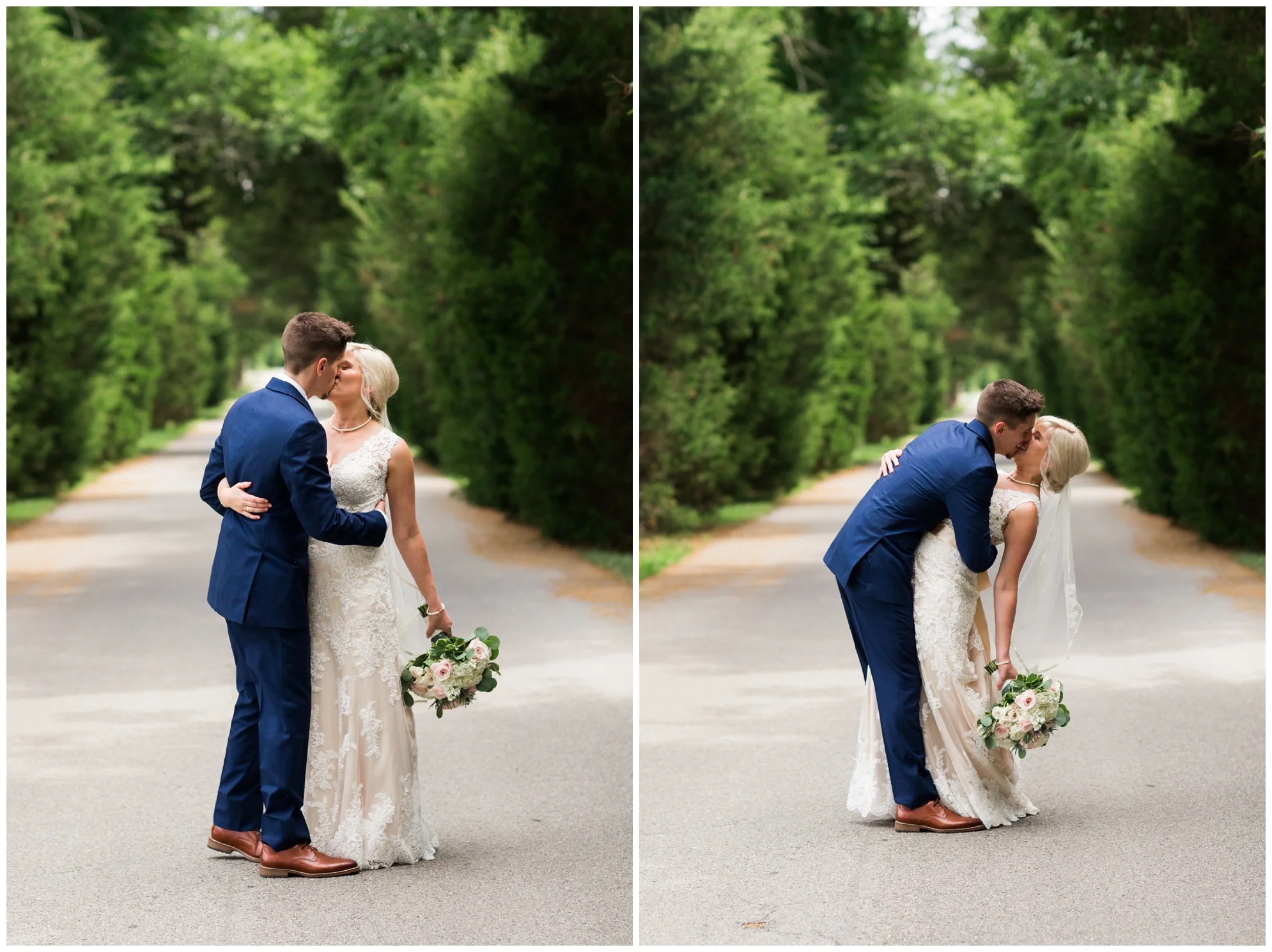 Gorgeous summer wedding at the stunning, waterside Jefferson Patterson Park featuring an outdoor ceremony, a dog guest of honor and sunset photos on the beach!