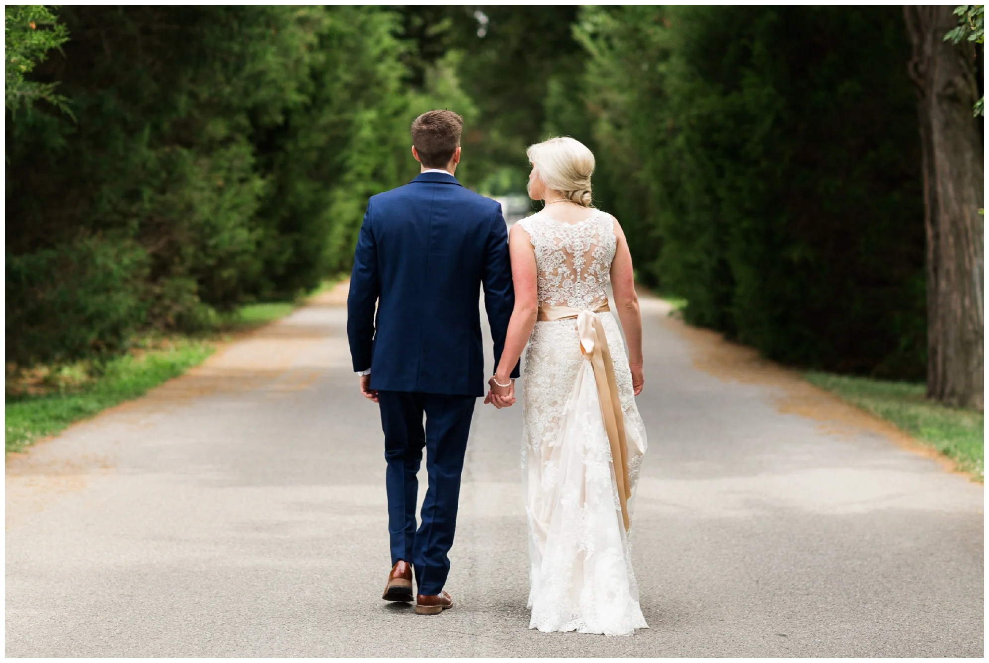 Gorgeous summer wedding at the stunning, waterside Jefferson Patterson Park featuring an outdoor ceremony, a dog guest of honor and sunset photos on the beach!