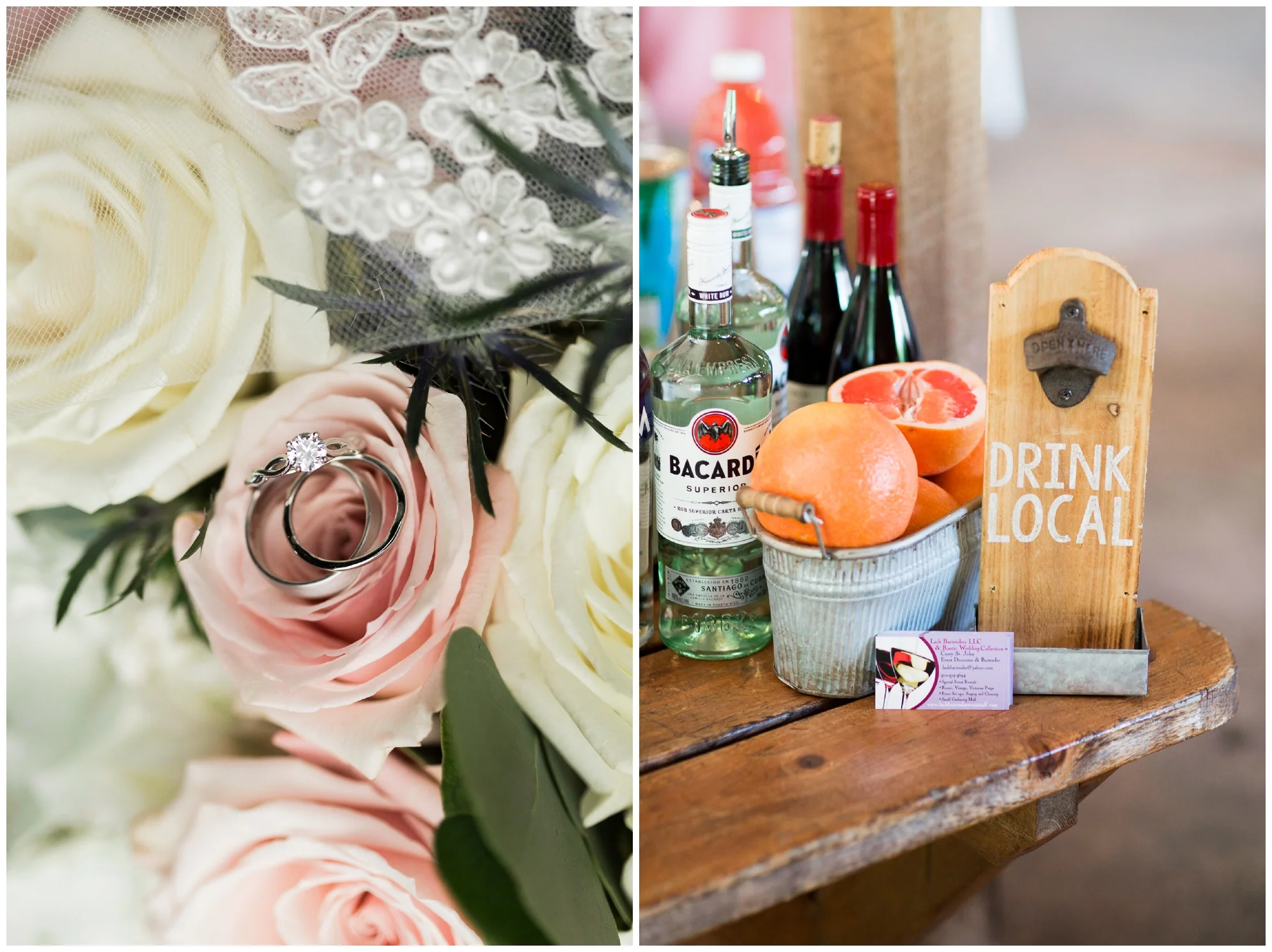 Gorgeous summer wedding at the stunning, waterside Jefferson Patterson Park featuring an outdoor ceremony, a dog guest of honor and sunset photos on the beach!