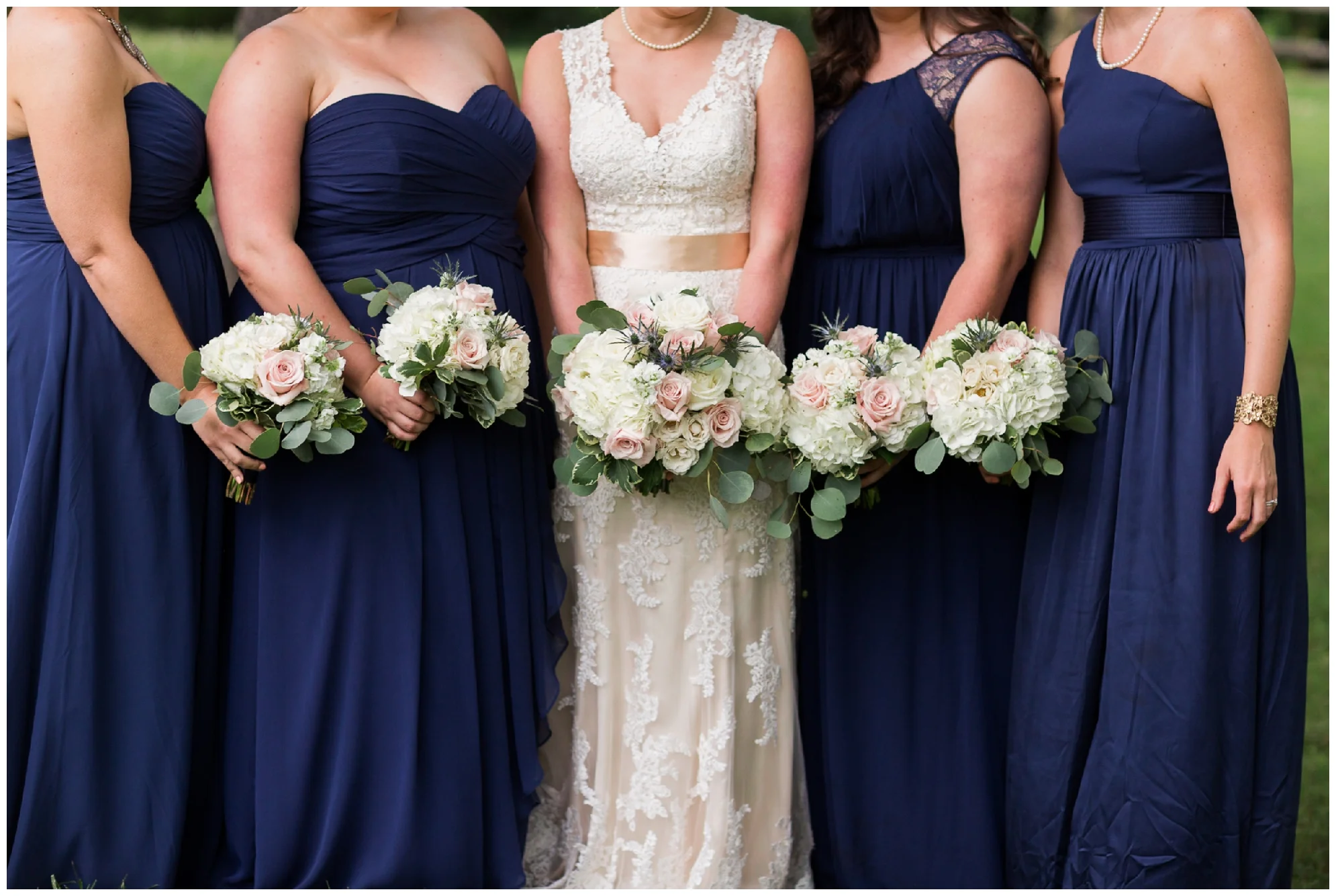 Floral inspiration for Central Virginia weddings in the mountains and valleys featuring red, pink, white, purple and blue flowers.