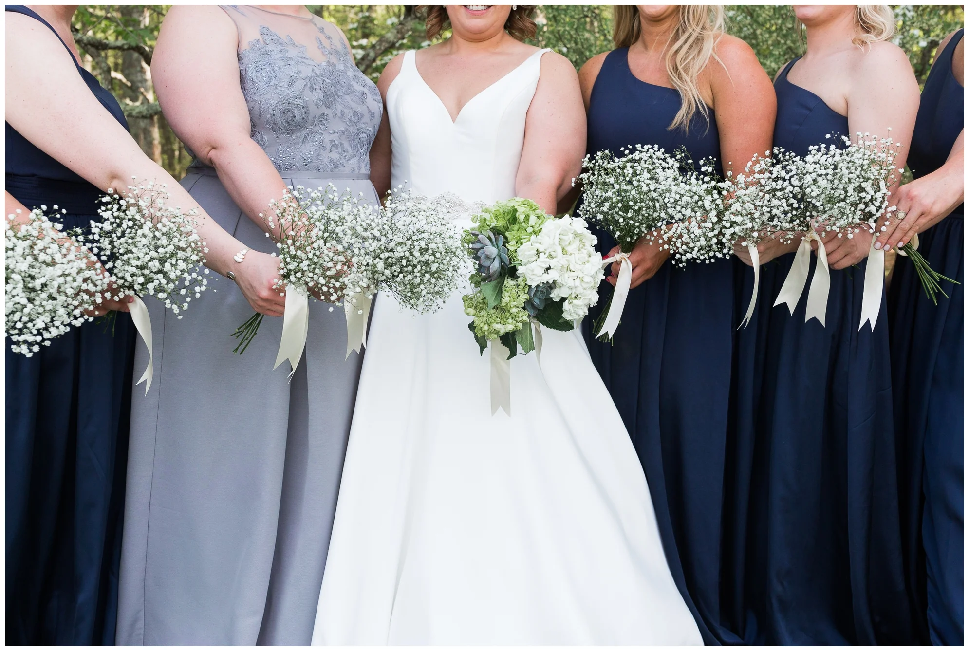 Floral inspiration for Central Virginia weddings in the mountains and valleys featuring red, pink, white, purple and blue flowers.
