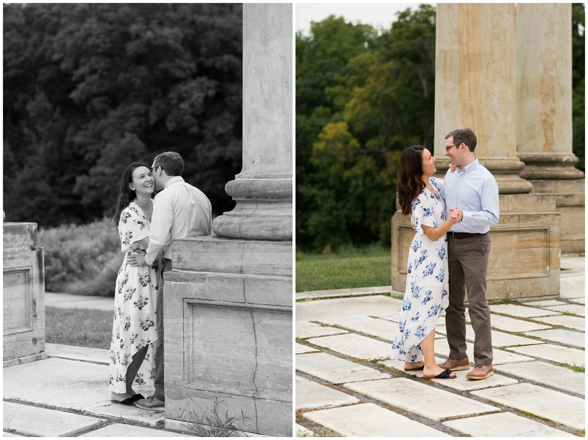 Washington DC fall engagement session at the National Arboretum