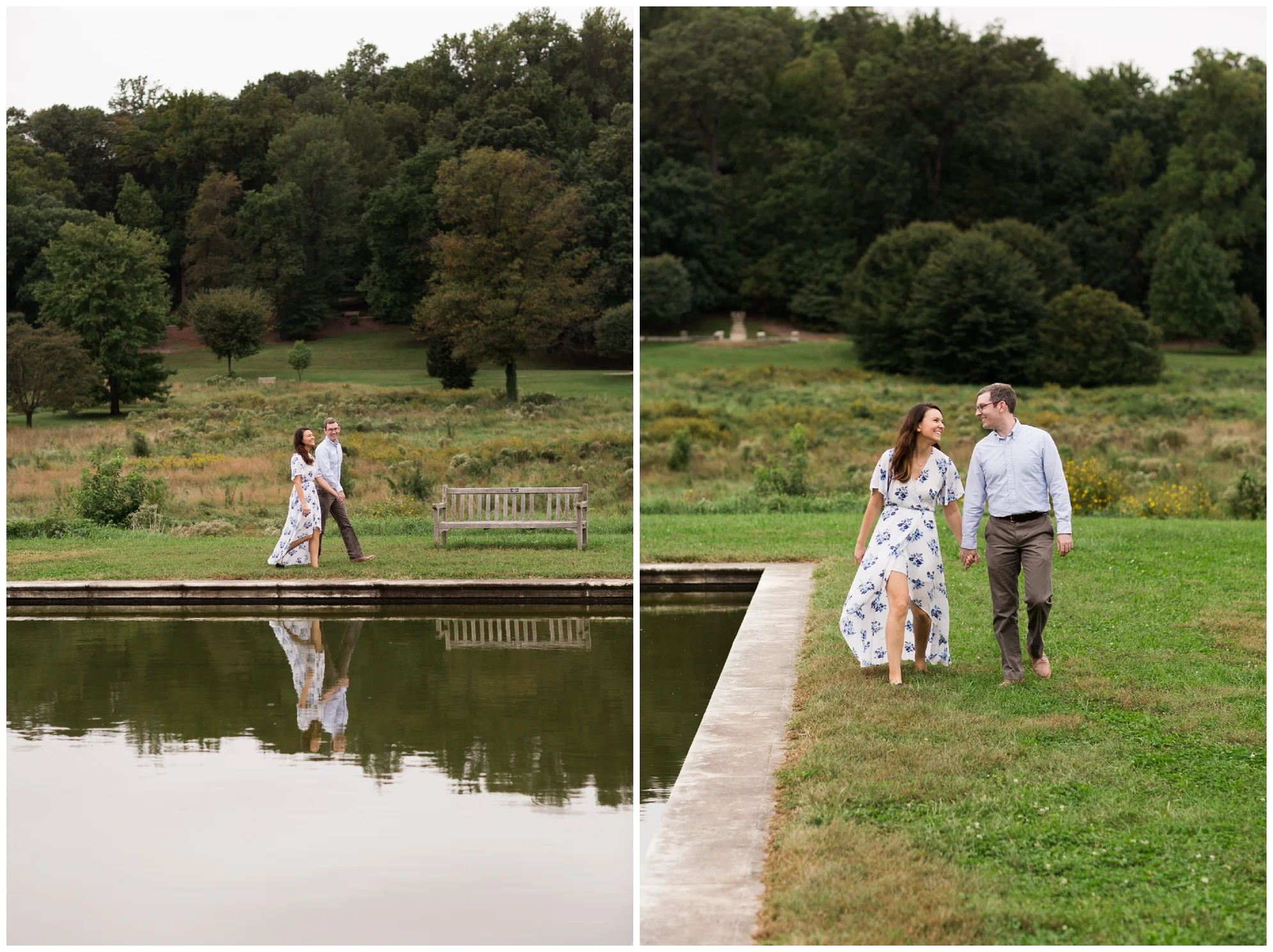 Washington DC fall engagement session at the National Arboretum