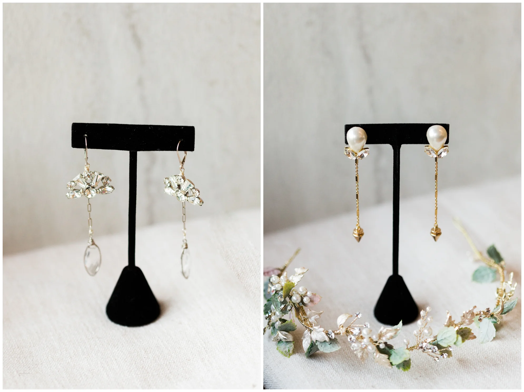 Classic bridal salon in Charlottesville, Virginia featuring modern and timeless dresses and bridal accessories perfect for a Virginia wedding