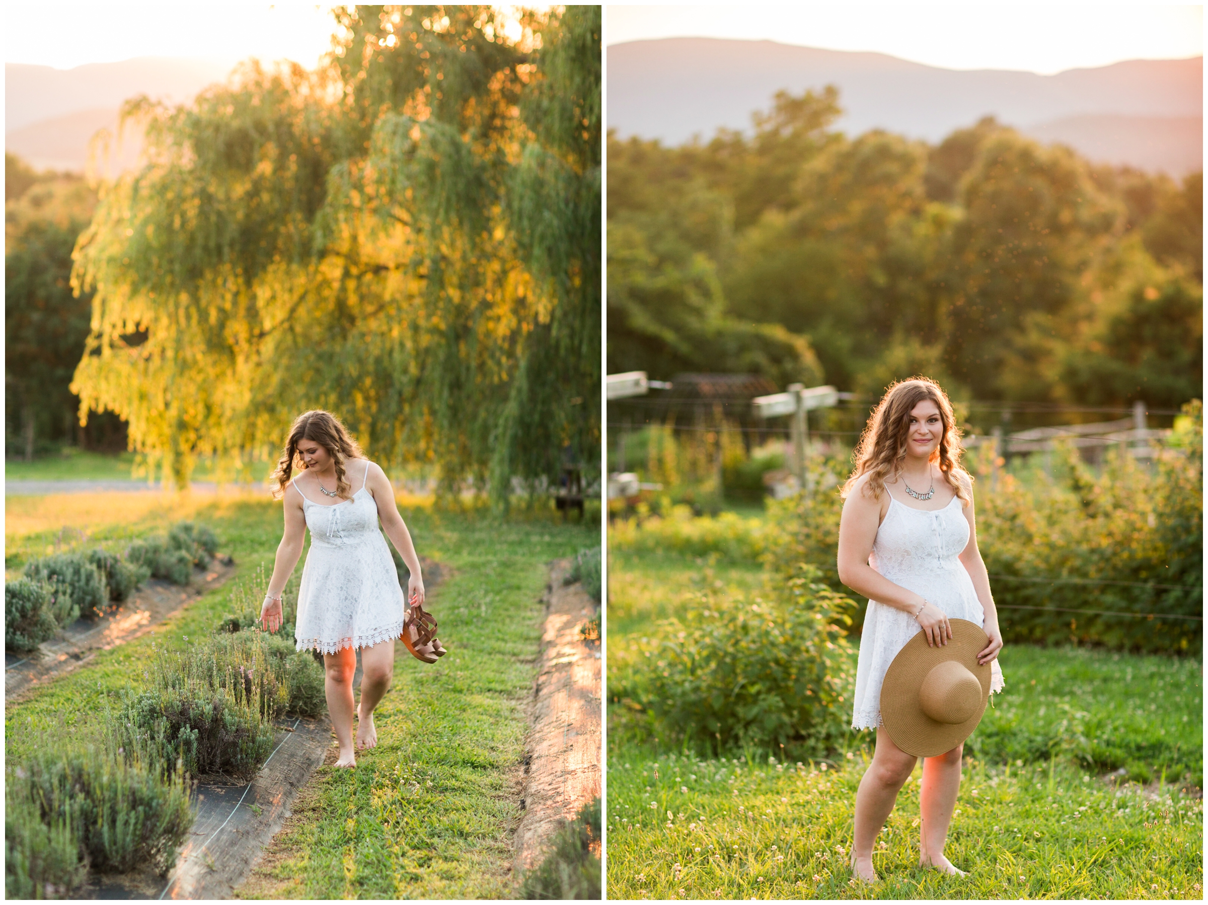 Fort Defiance High School Class of 2020 Senior Session at Tantivy Lavender Farm in Augusta County, Blue Ridge Mountains of Virginia