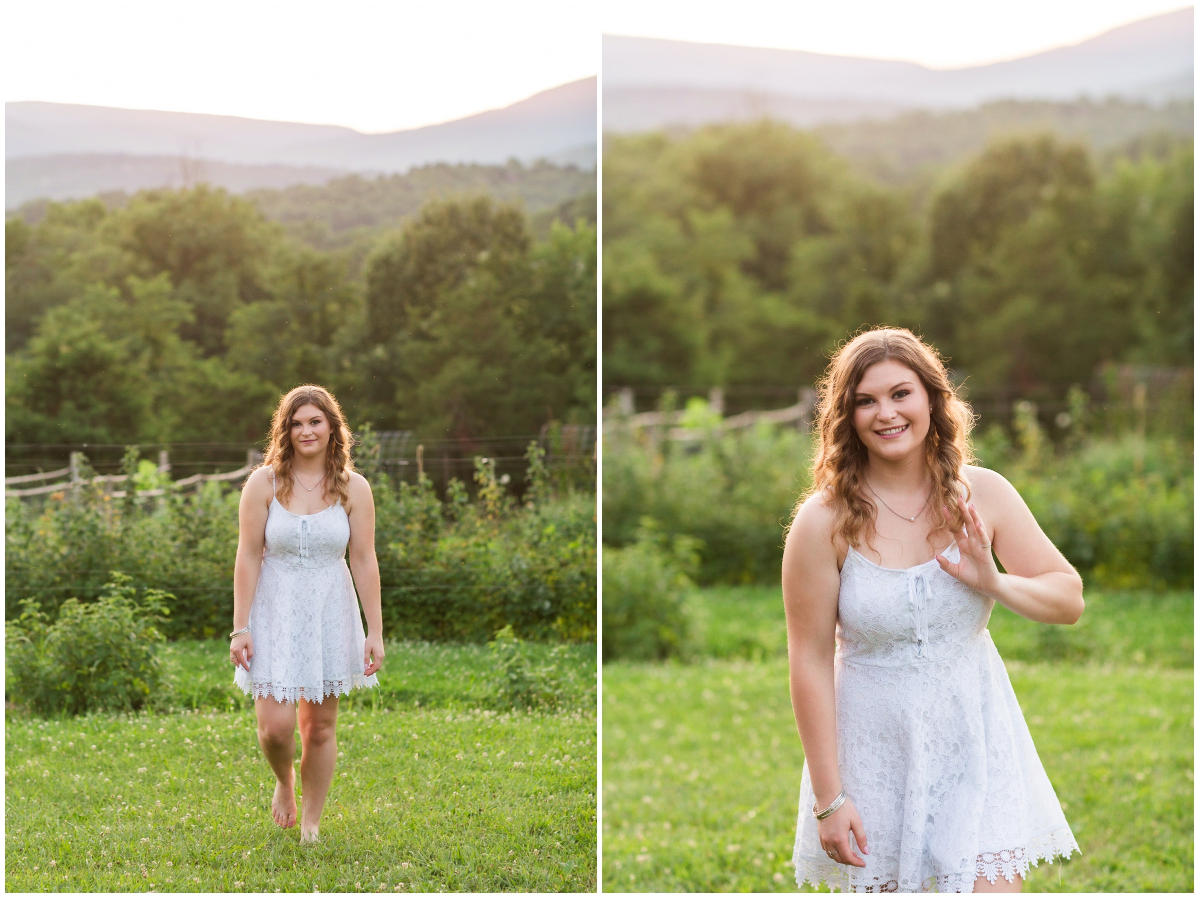Fort Defiance High School Class of 2020 Senior Session at Tantivy Lavender Farm in Augusta County, Blue Ridge Mountains of Virginia