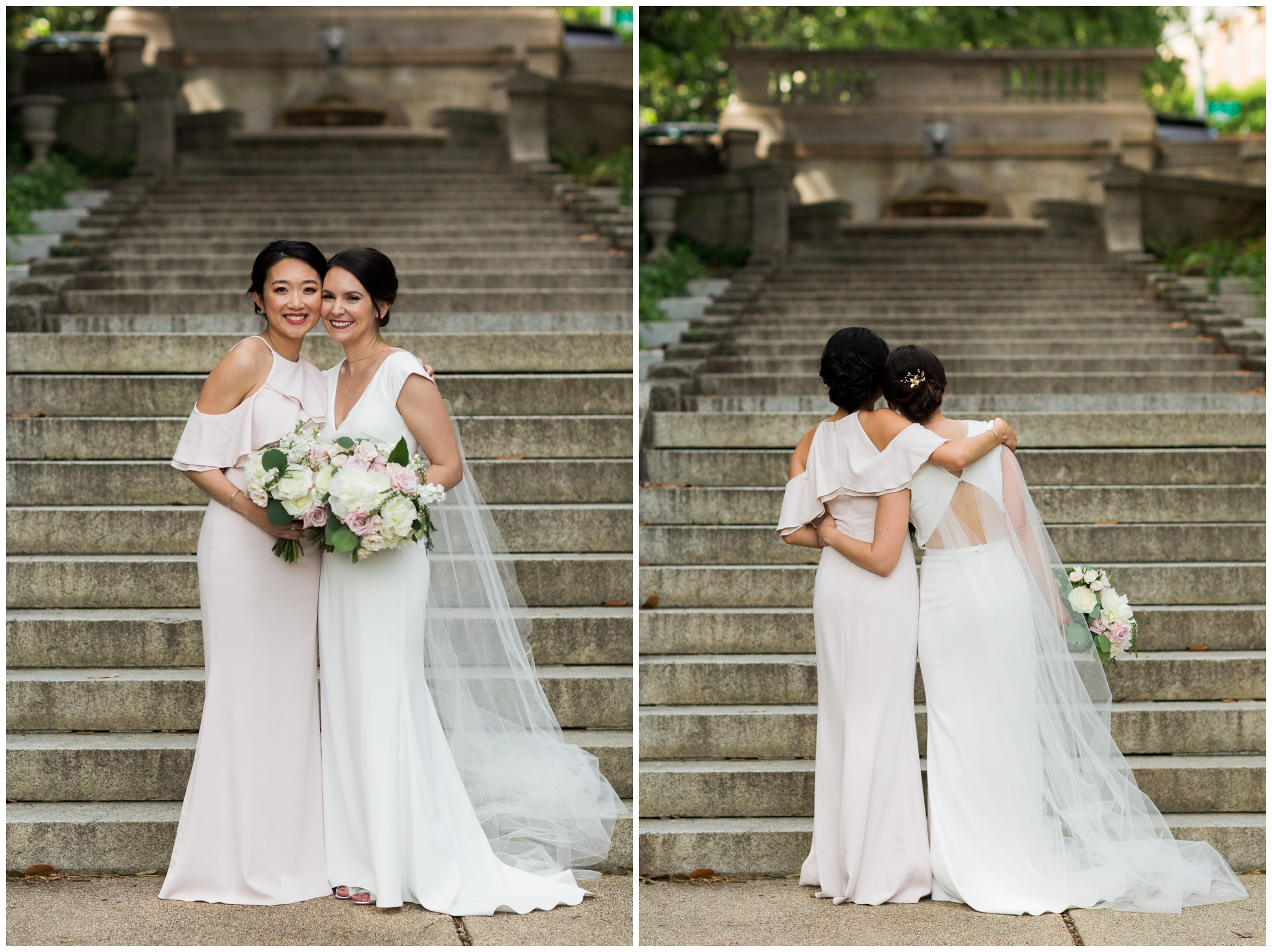 Summer Washington DC wedding at the Toolbox Pilates Art Studio and the Spanish Steps during DC Pride featuring Timber Pizza Co.