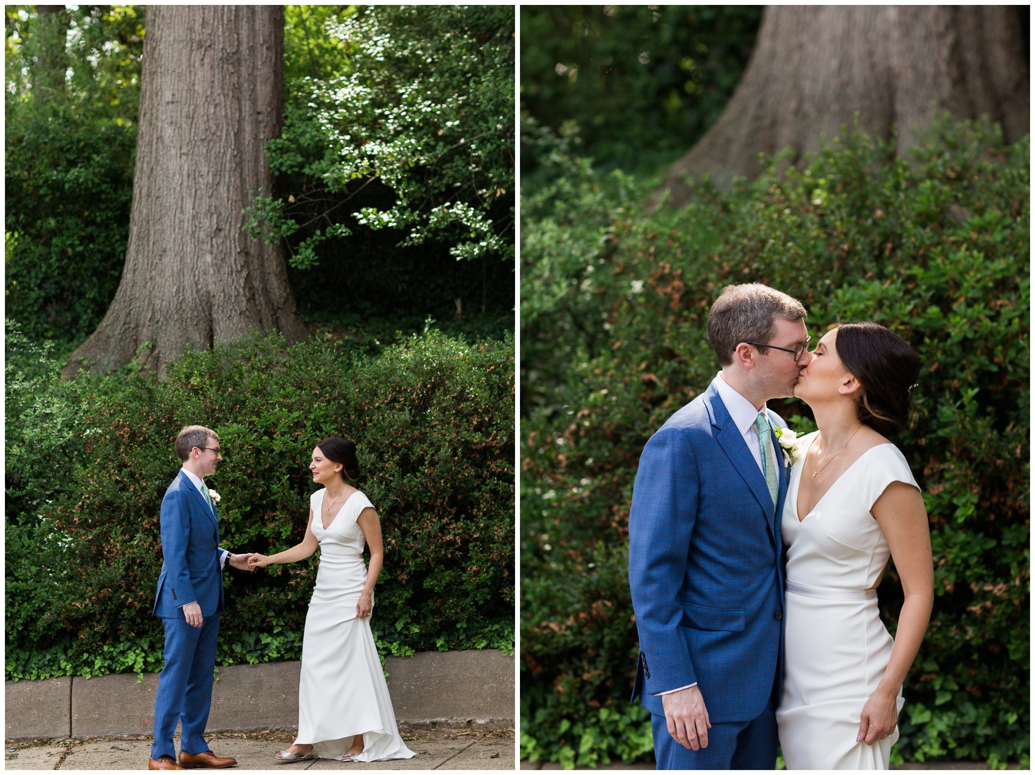 Summer Washington DC wedding at the Toolbox Pilates Art Studio and the Spanish Steps during DC Pride featuring Timber Pizza Co.