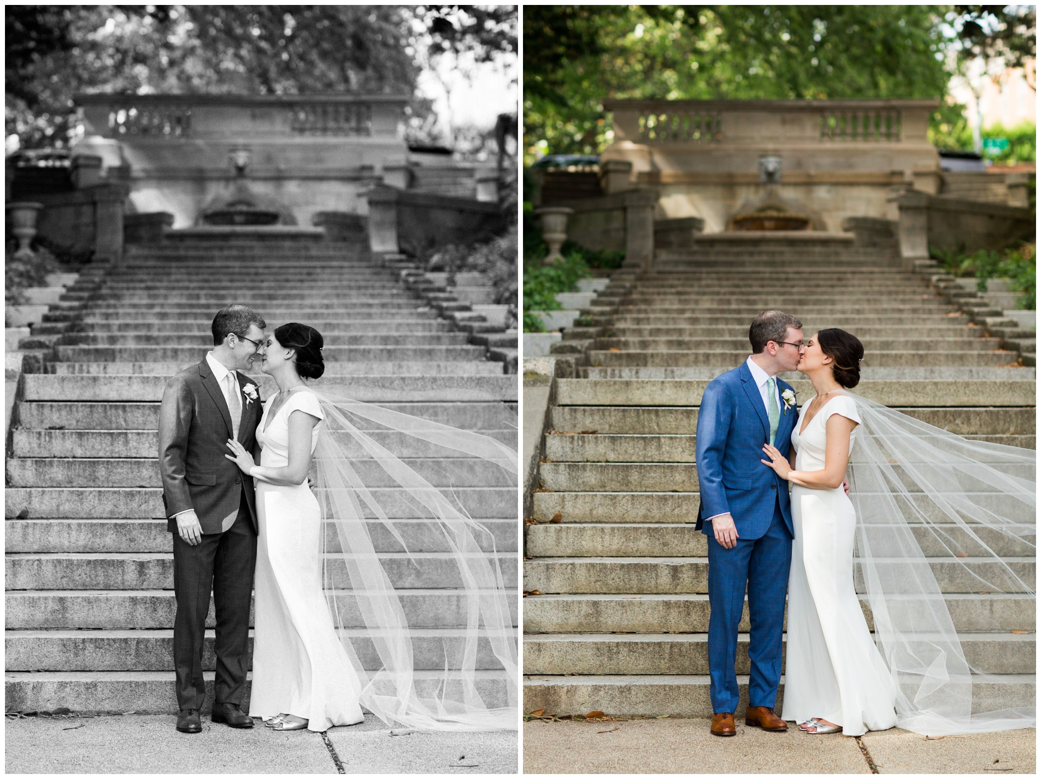 Summer Washington DC wedding at the Toolbox Pilates Art Studio and the Spanish Steps during DC Pride featuring Timber Pizza Co.