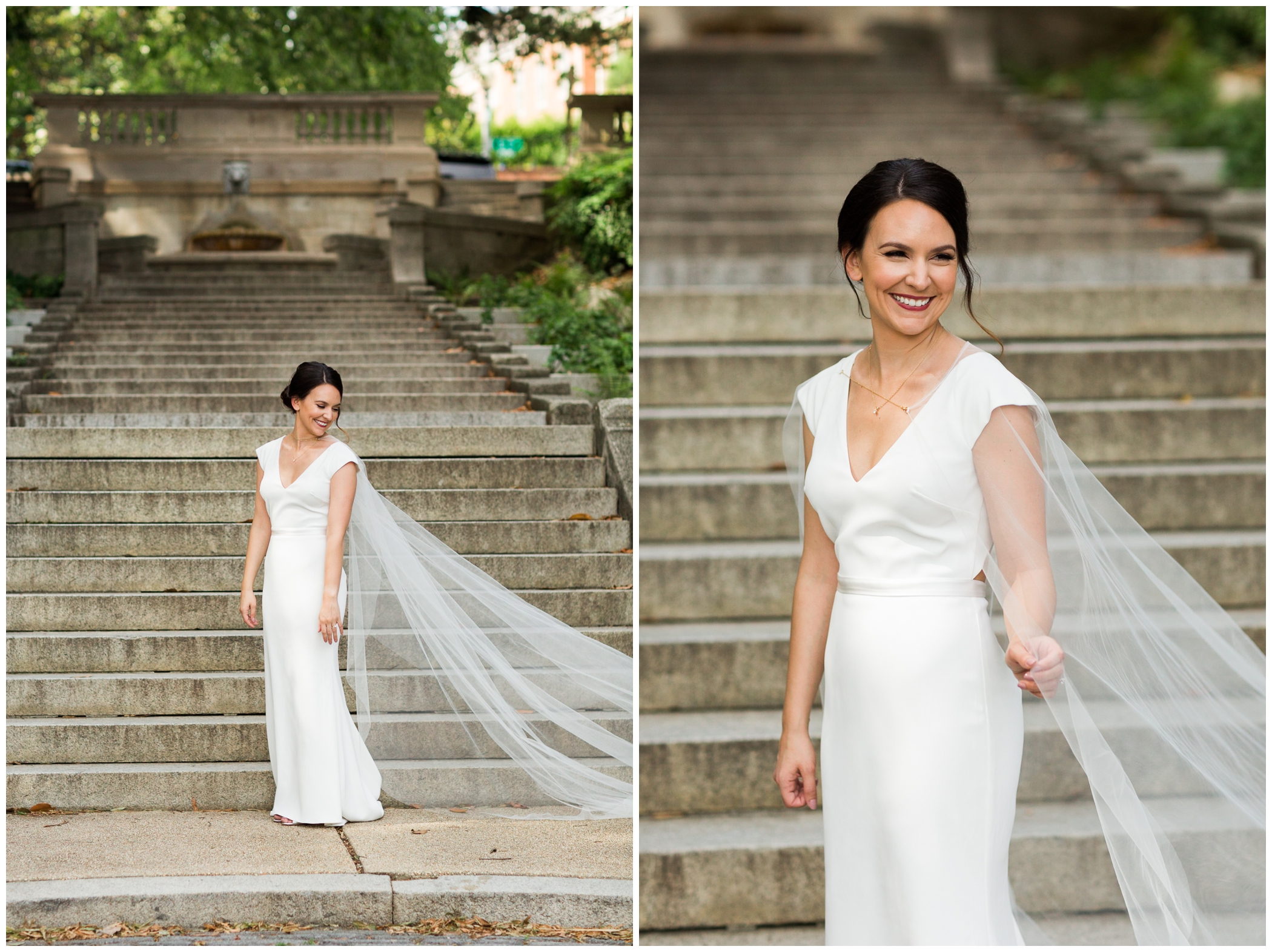 Summer Washington DC wedding at the Toolbox Pilates Art Studio and the Spanish Steps during DC Pride featuring Timber Pizza Co.