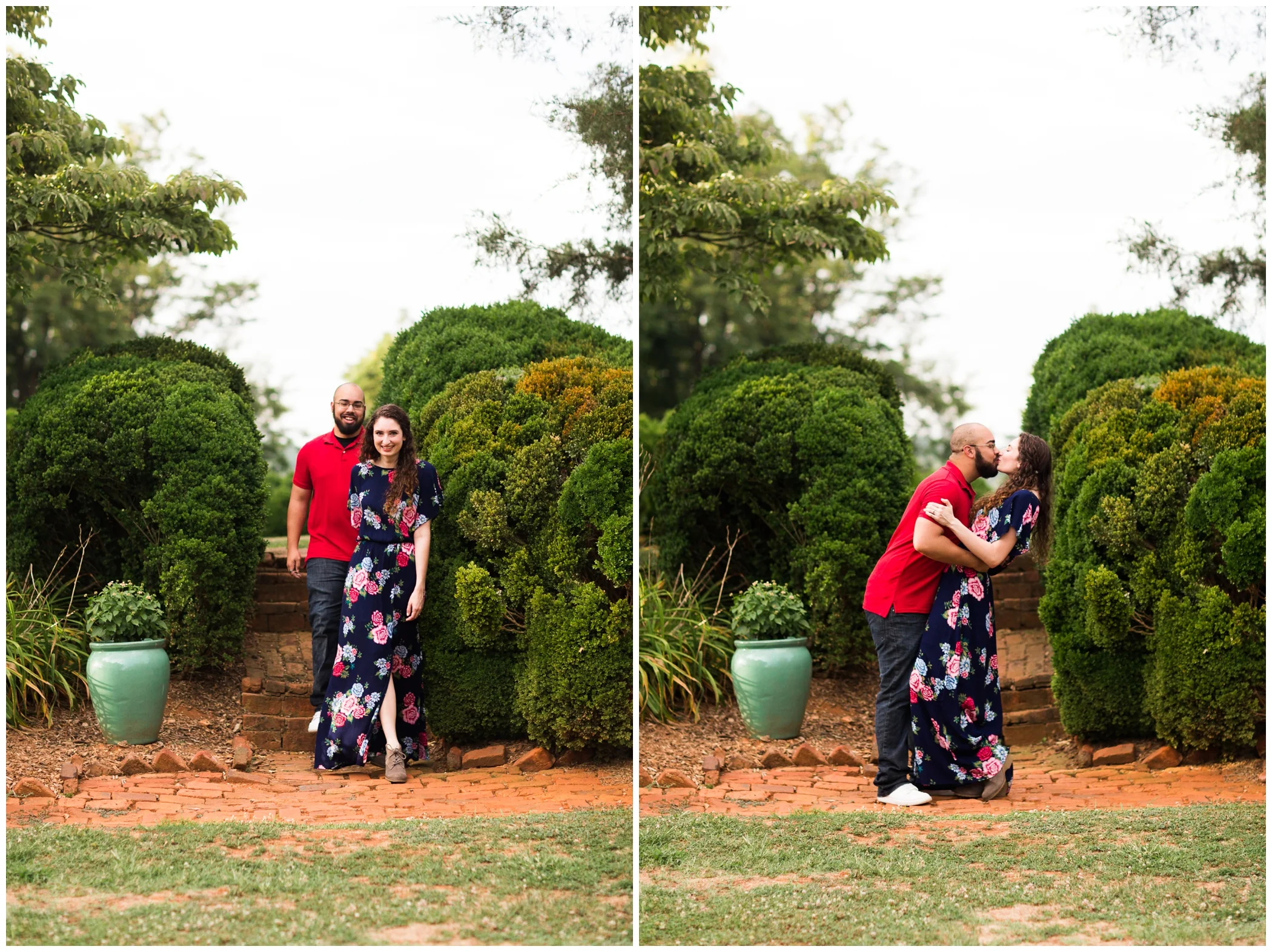 Summer engagement session at James Monroe’s Highland with Virginia wedding photographer Hannah Joy