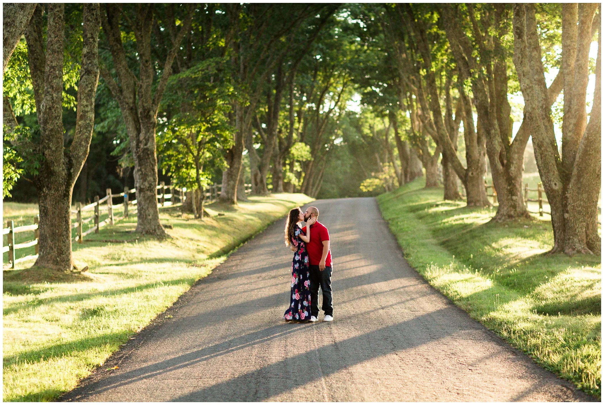 Summer engagement session at James Monroe’s Highland with Virginia wedding photographer Hannah Joy