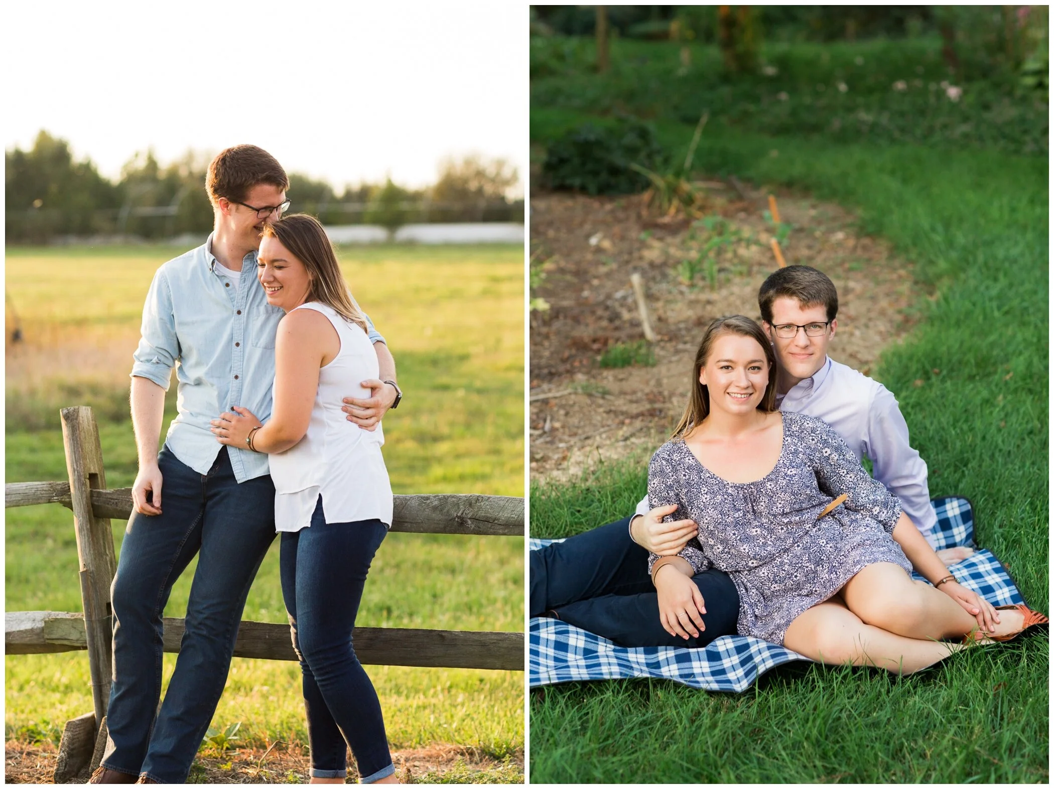 Fall family photos at Andre Viette Nursery in Fishersville VA featuring a german shepherd puppy