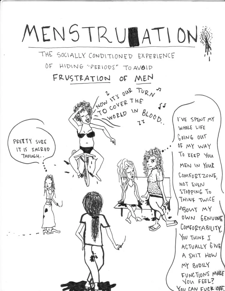 Menstruation, by Haleigh Holt 