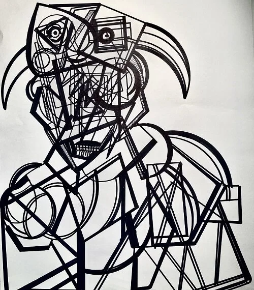 'I cry' and 'Apology', by Matthew Borczon