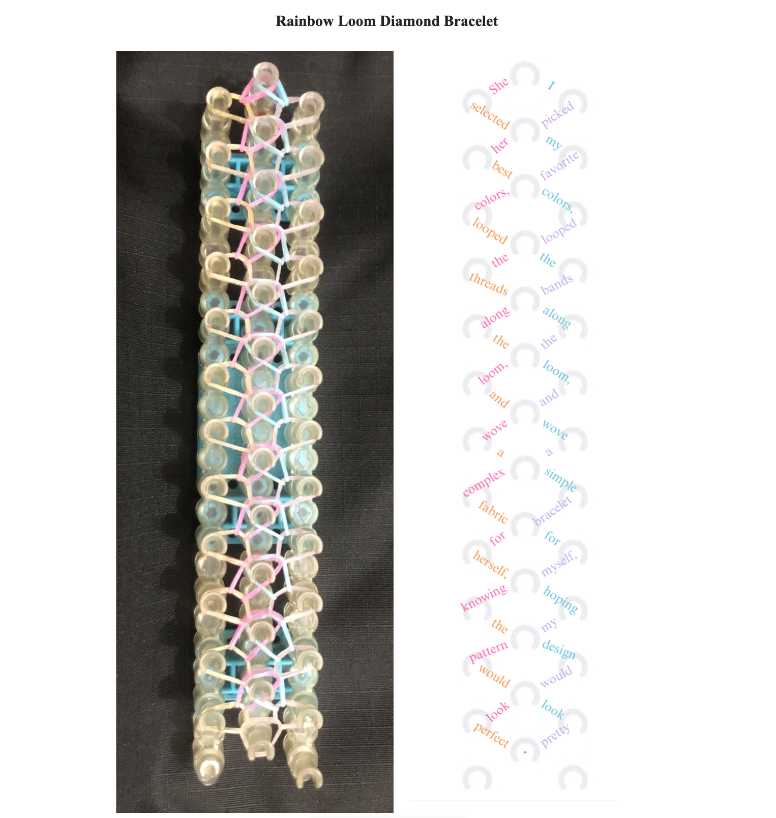 'A Fil-Chi’s Guide to the Color Red' and 'Rainbow Loom Diamond Bracelet', by Leanne Waverly Sy