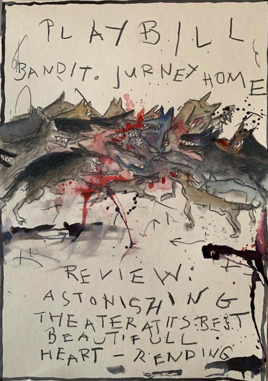 King Lear's Dog by Christopher Porter (Inspired by Ludmila Armata)