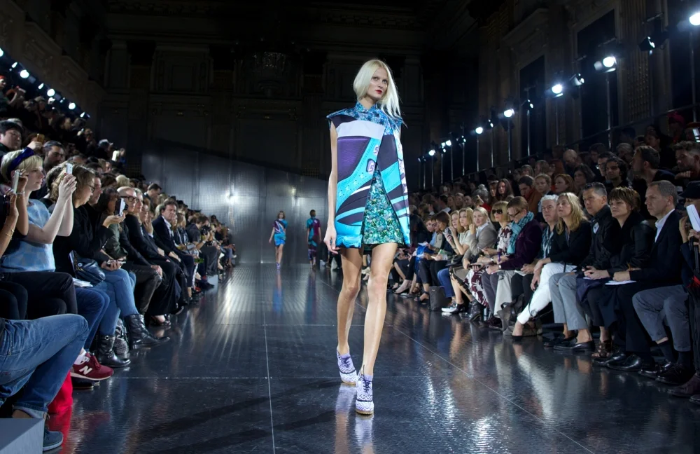 Mary Katrantzou SS14 show (Logistics Assistant at Karla Otto)