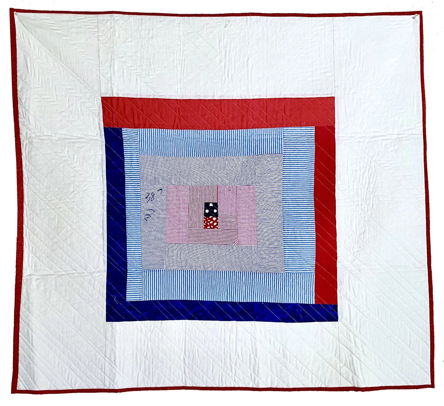 Blue, Red and White Post New Orleans