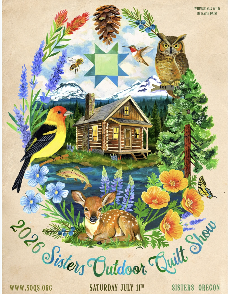 The Sisters Outdoor Quilt Show™ (SOQS) is internationally recognized as the world’s largest outdoor quilt show displaying more than 1300 quilts representing fiber artists from around the world. More than 10,000 visitors from all 50